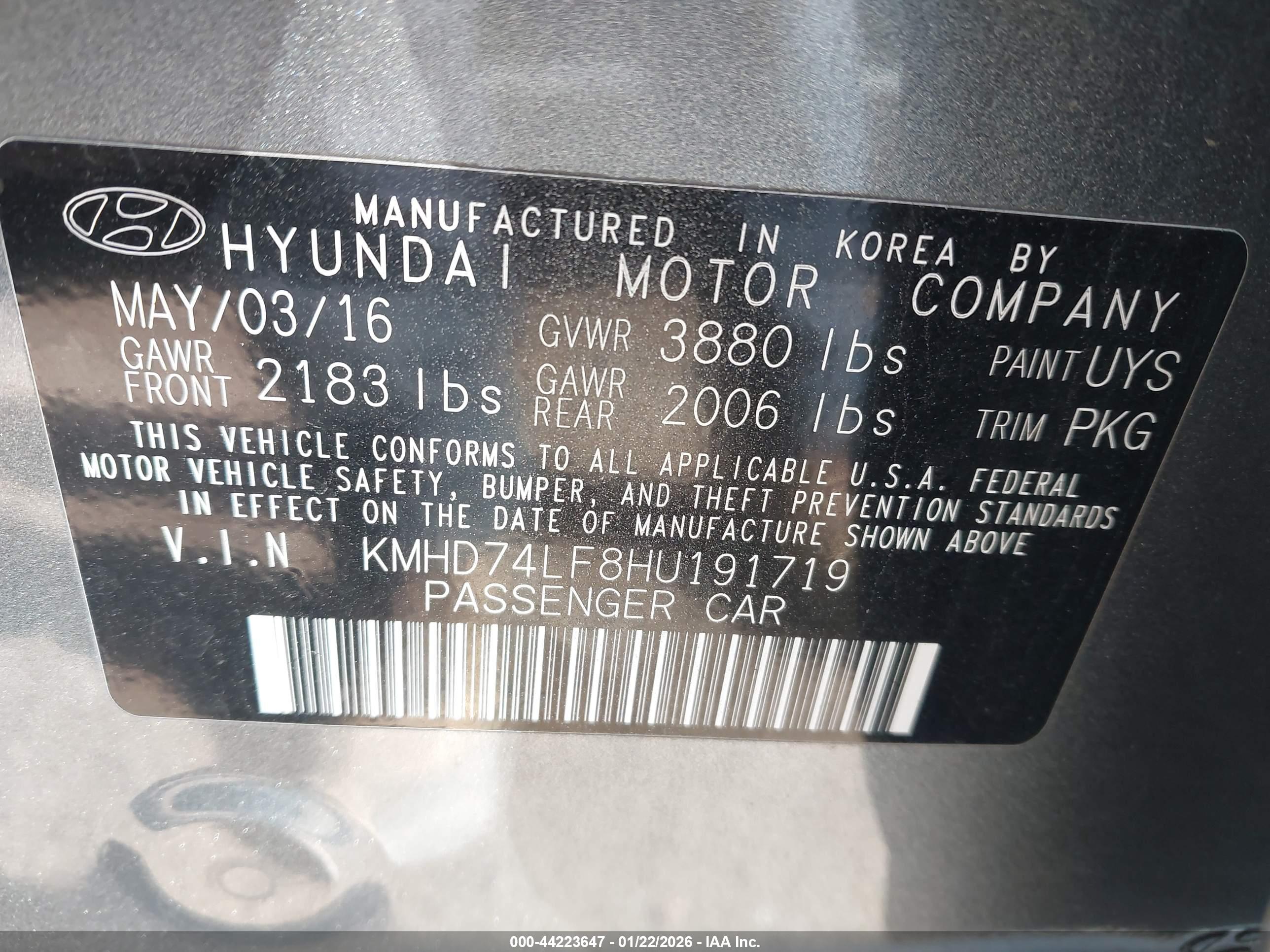 HYUNDAI ELANTRA image 9