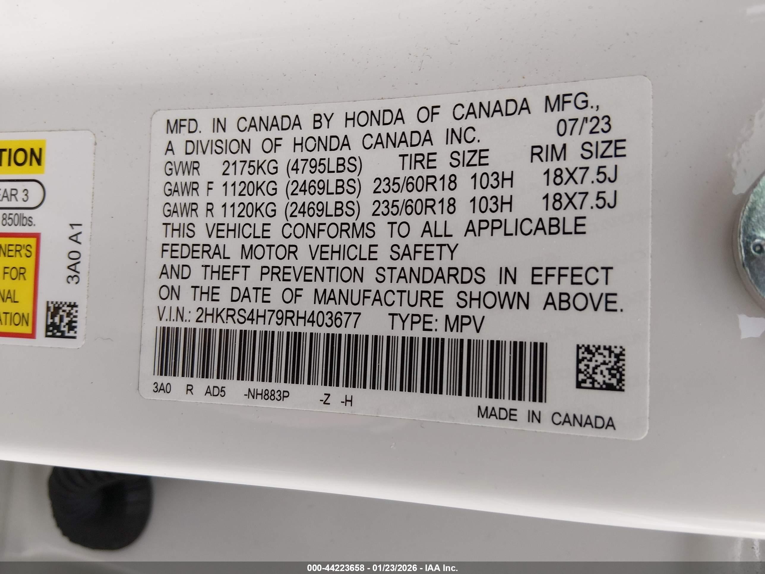 HONDA CR-V image 9