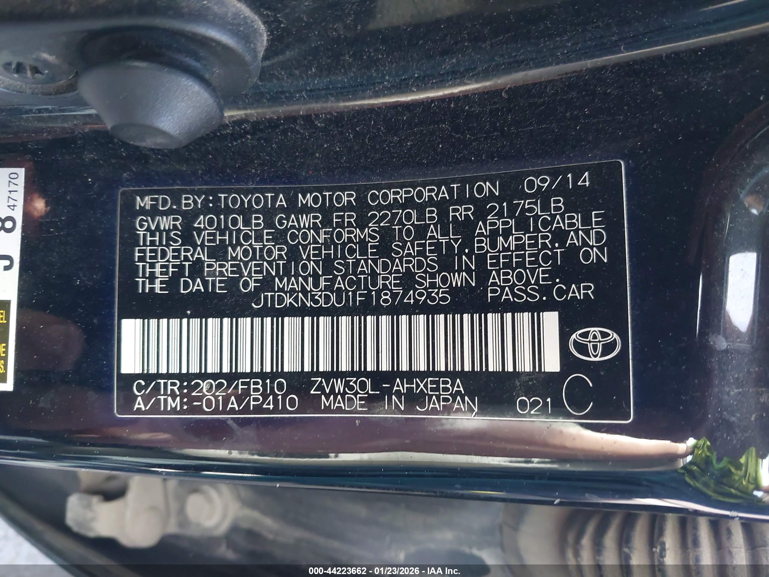 TOYOTA PRIUS image 9