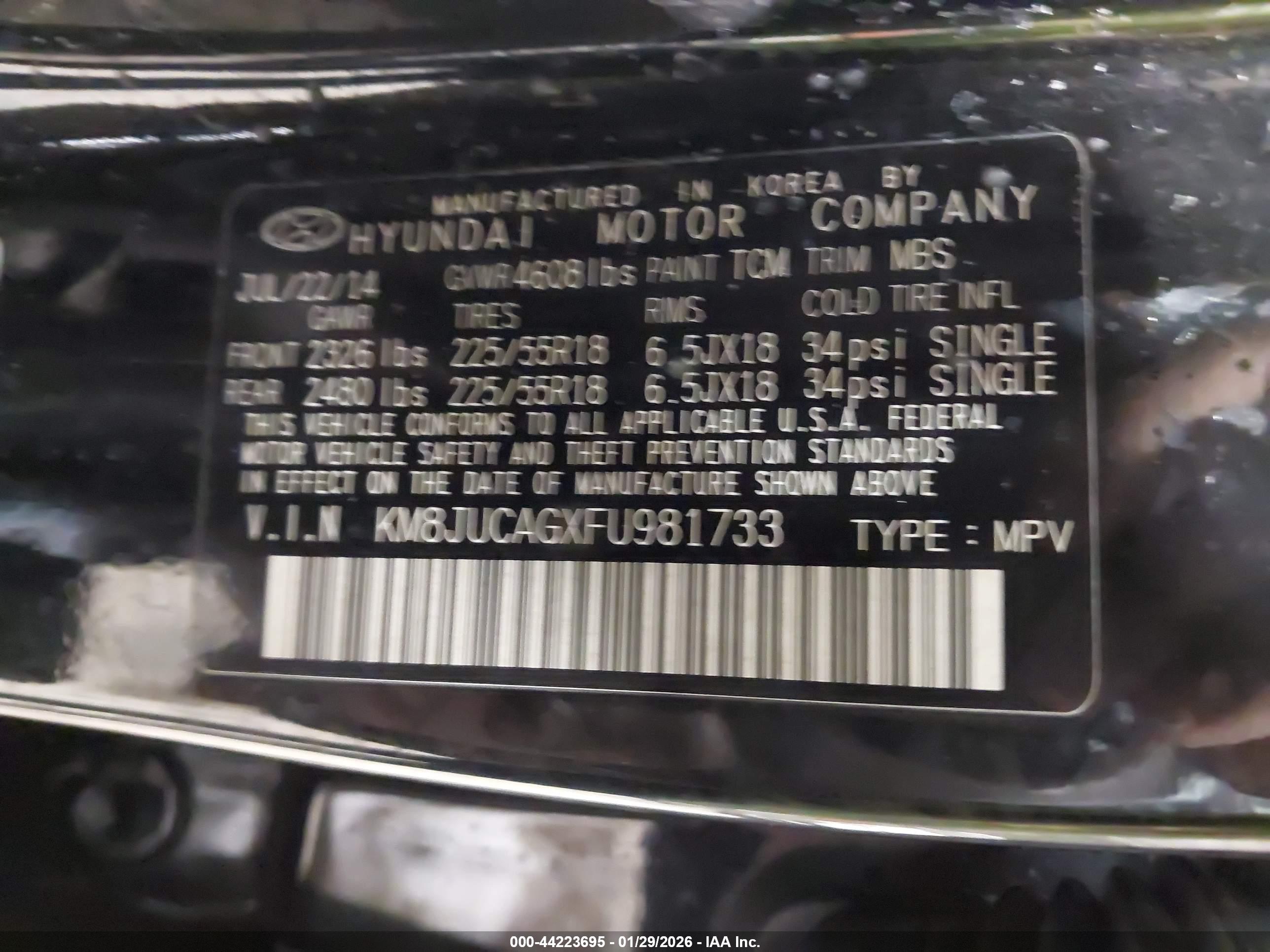 HYUNDAI TUCSON image 9