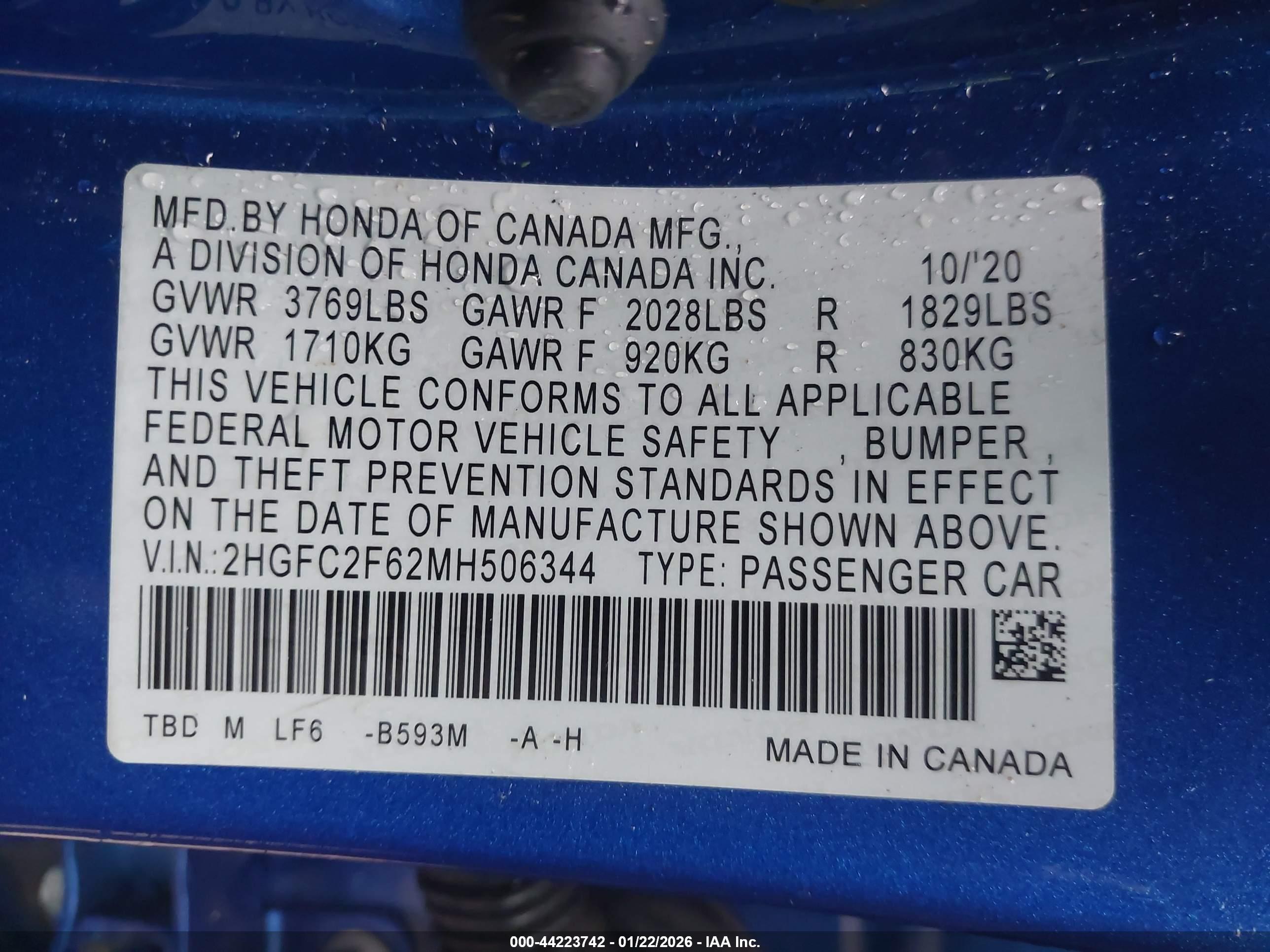 HONDA CIVIC image 9