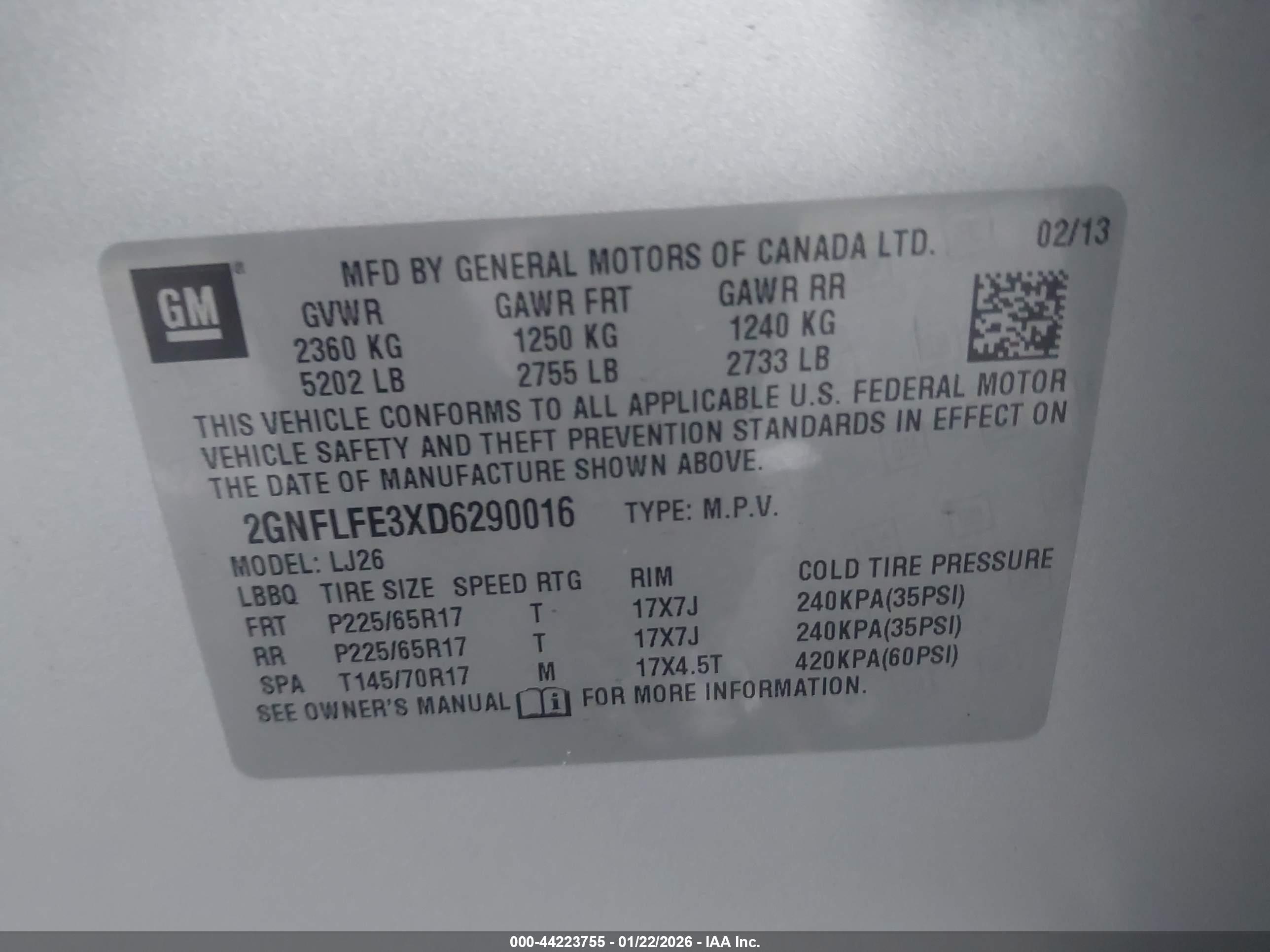 CHEVROLET EQUINOX image 9