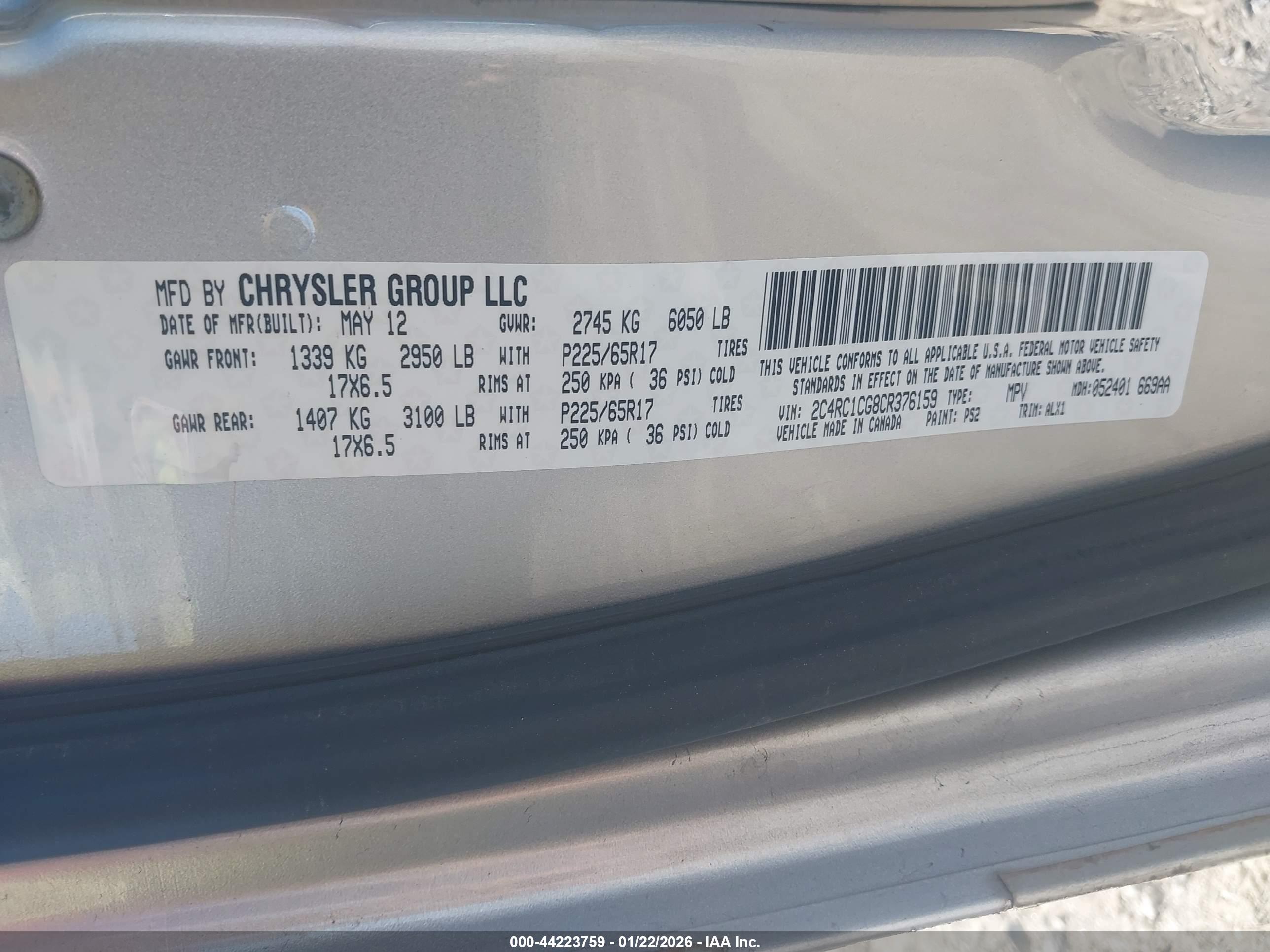 CHRYSLER TOWN image 9