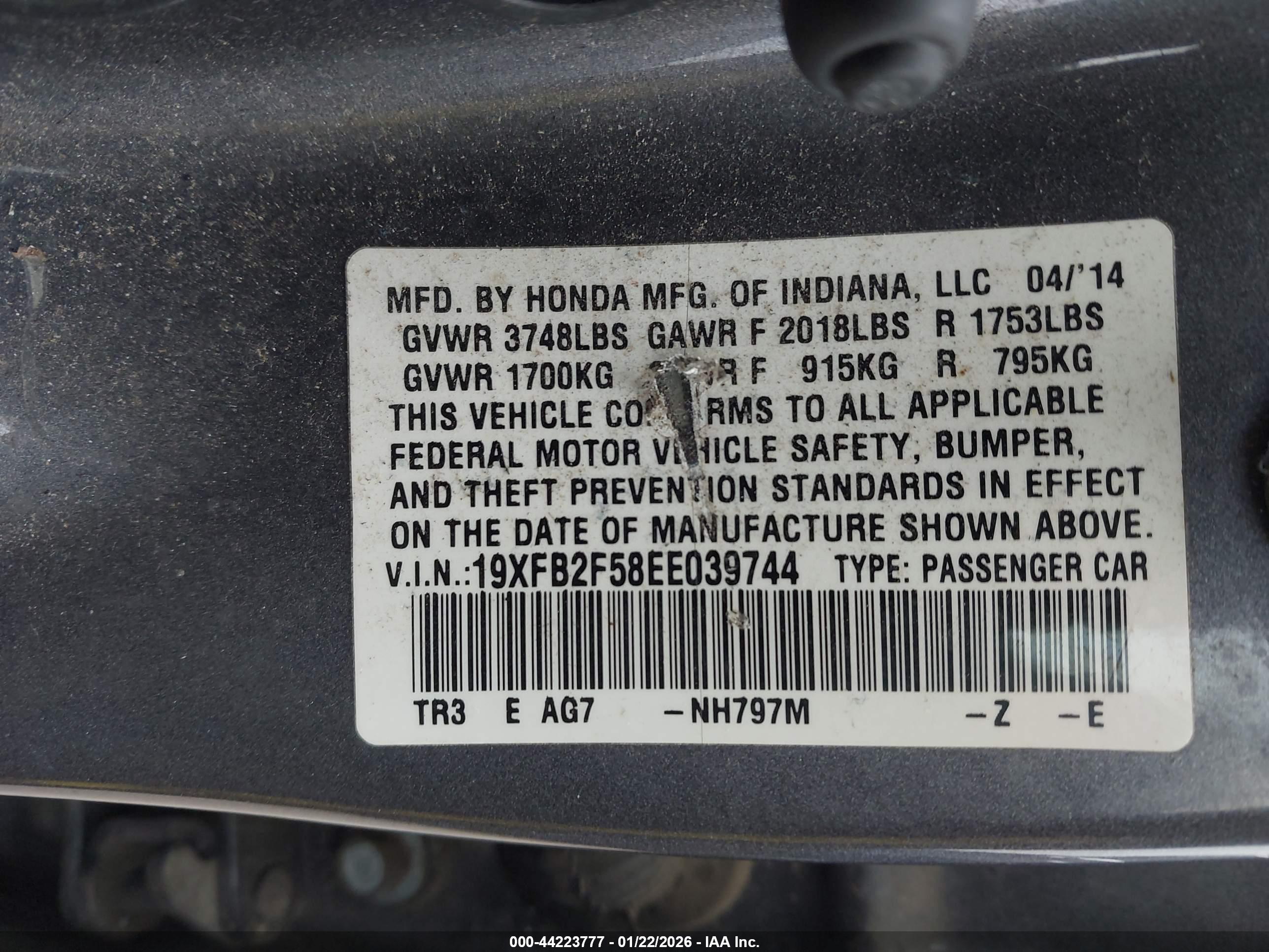 HONDA CIVIC image 9