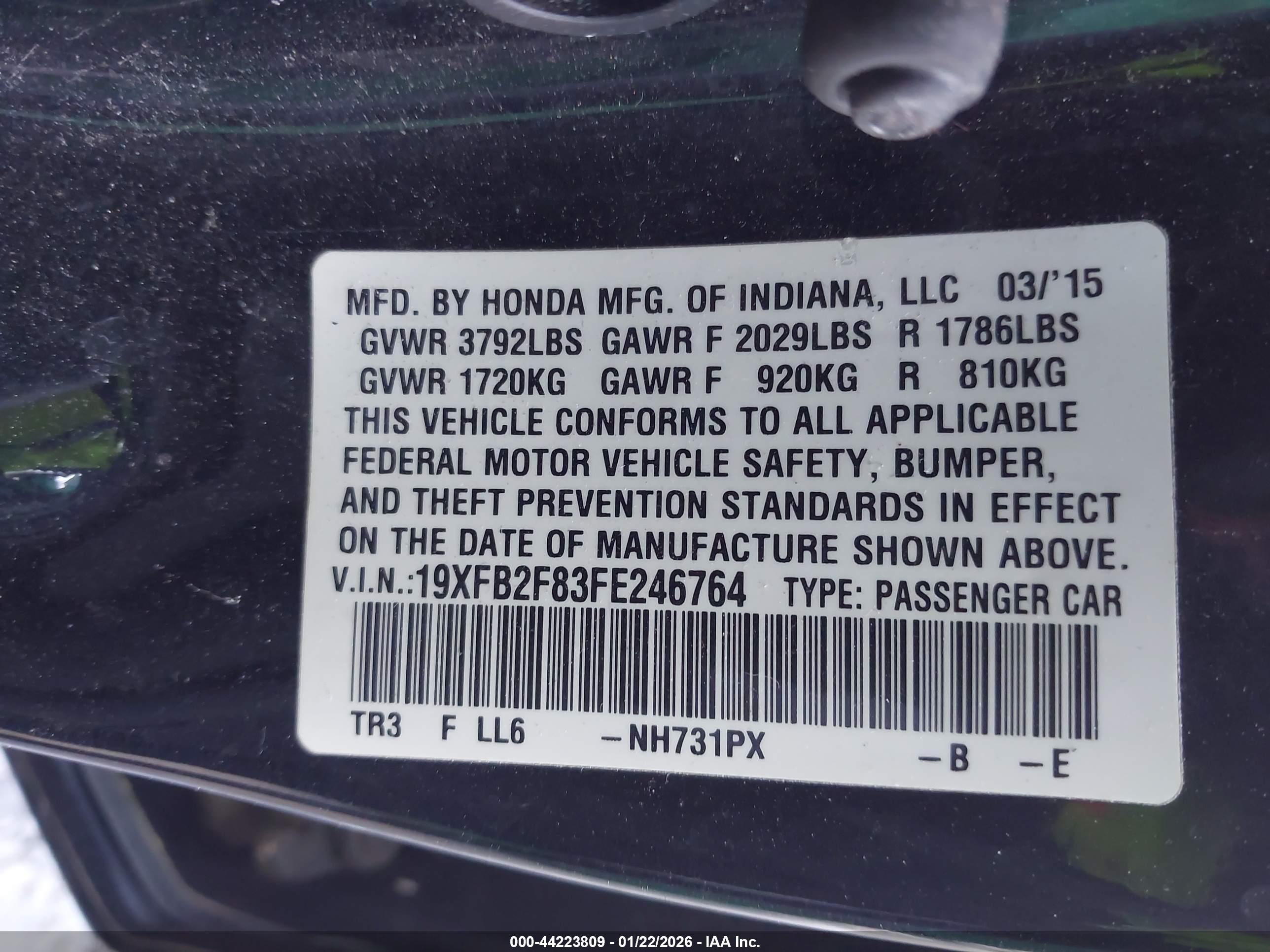 HONDA CIVIC image 9