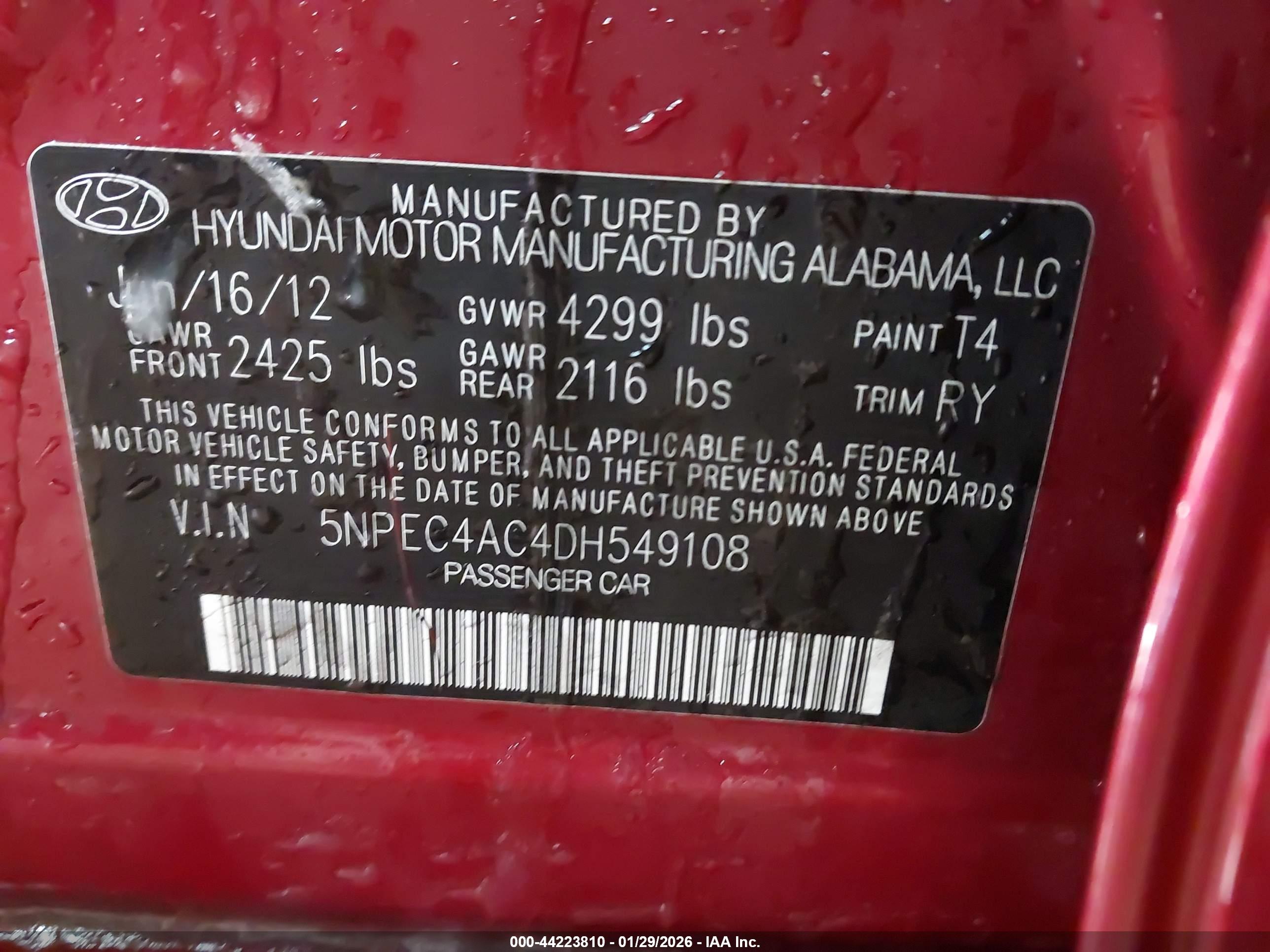 HYUNDAI SONATA image 9