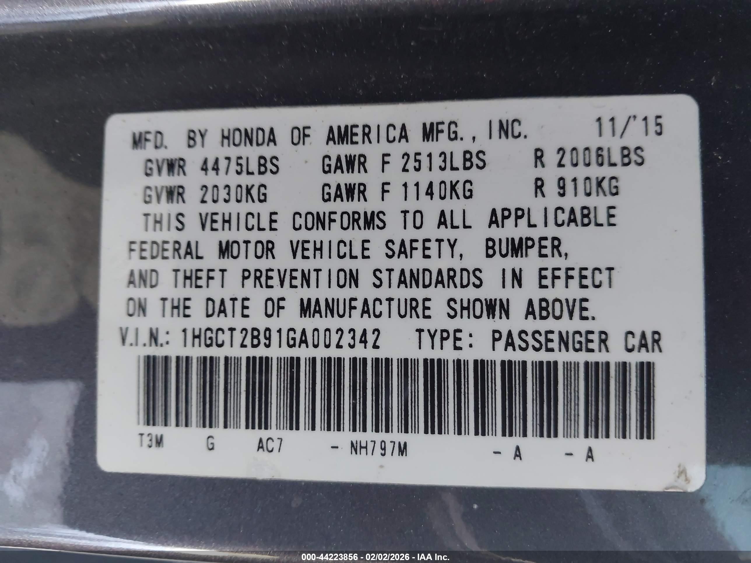 HONDA ACCORD image 9