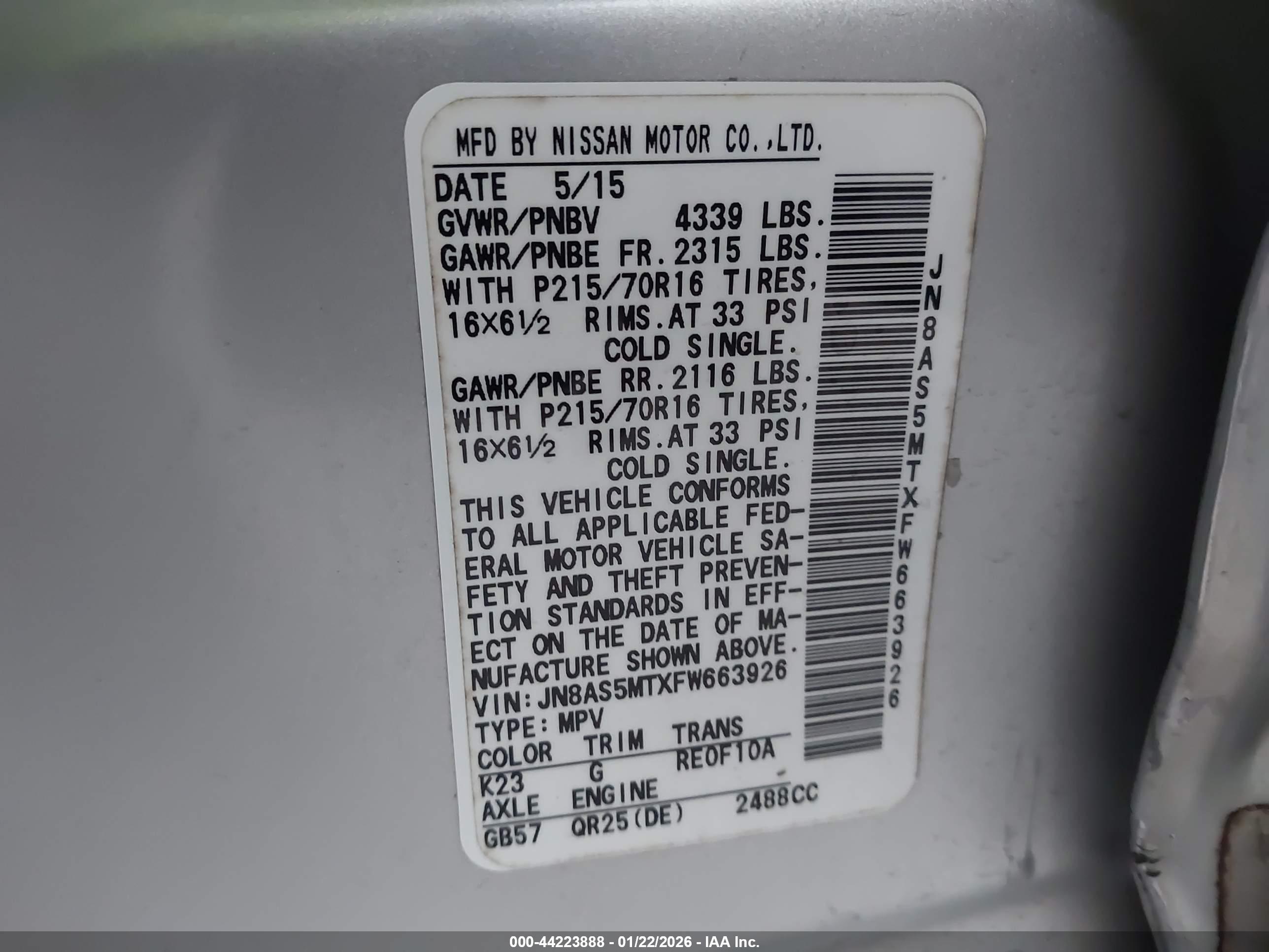 NISSAN ROGUE image 9