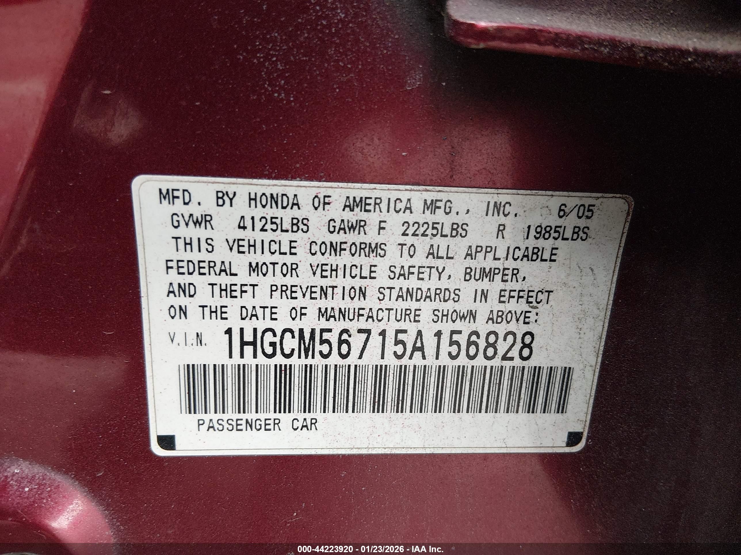 HONDA ACCORD image 9