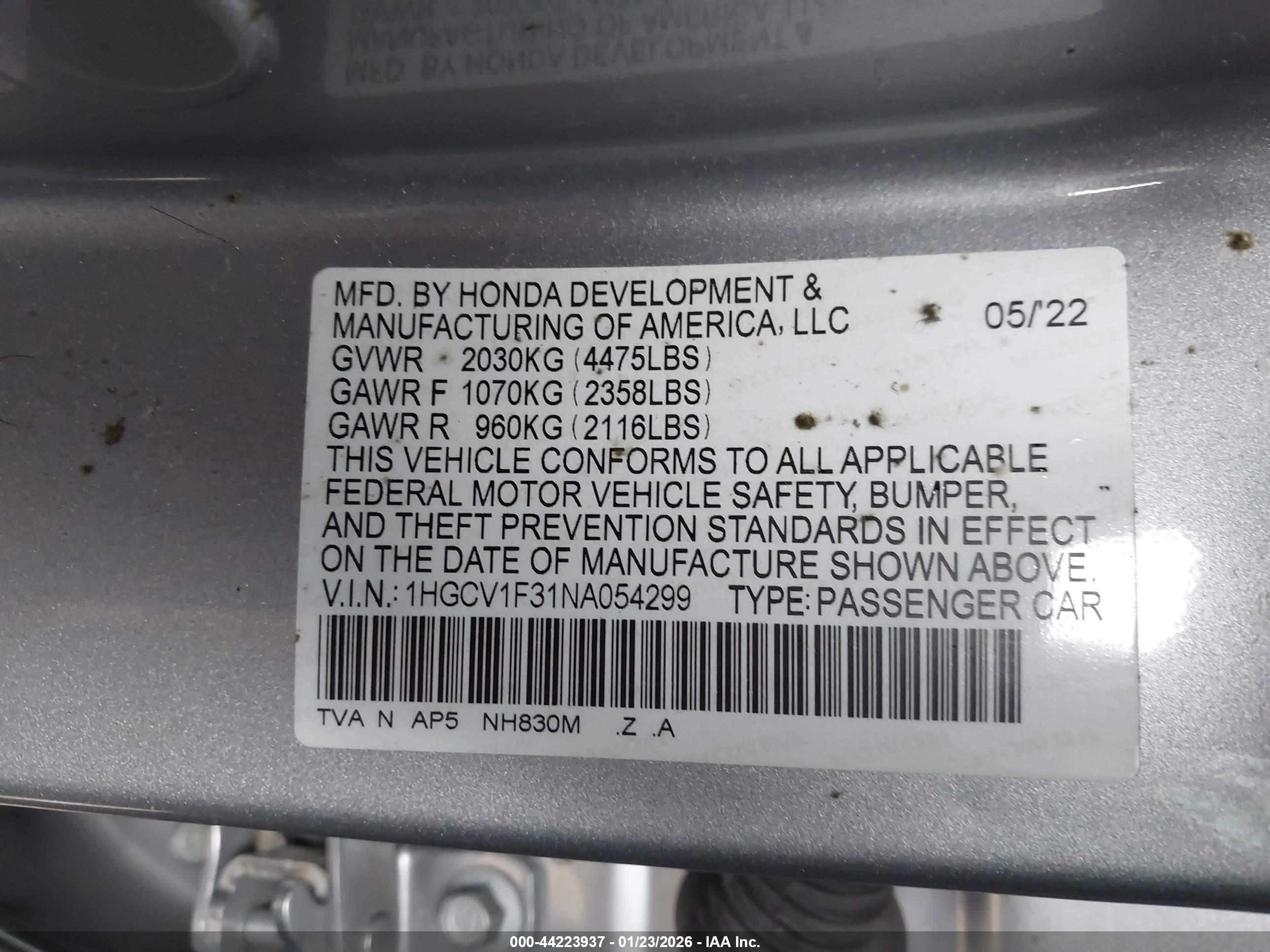 HONDA ACCORD image 9