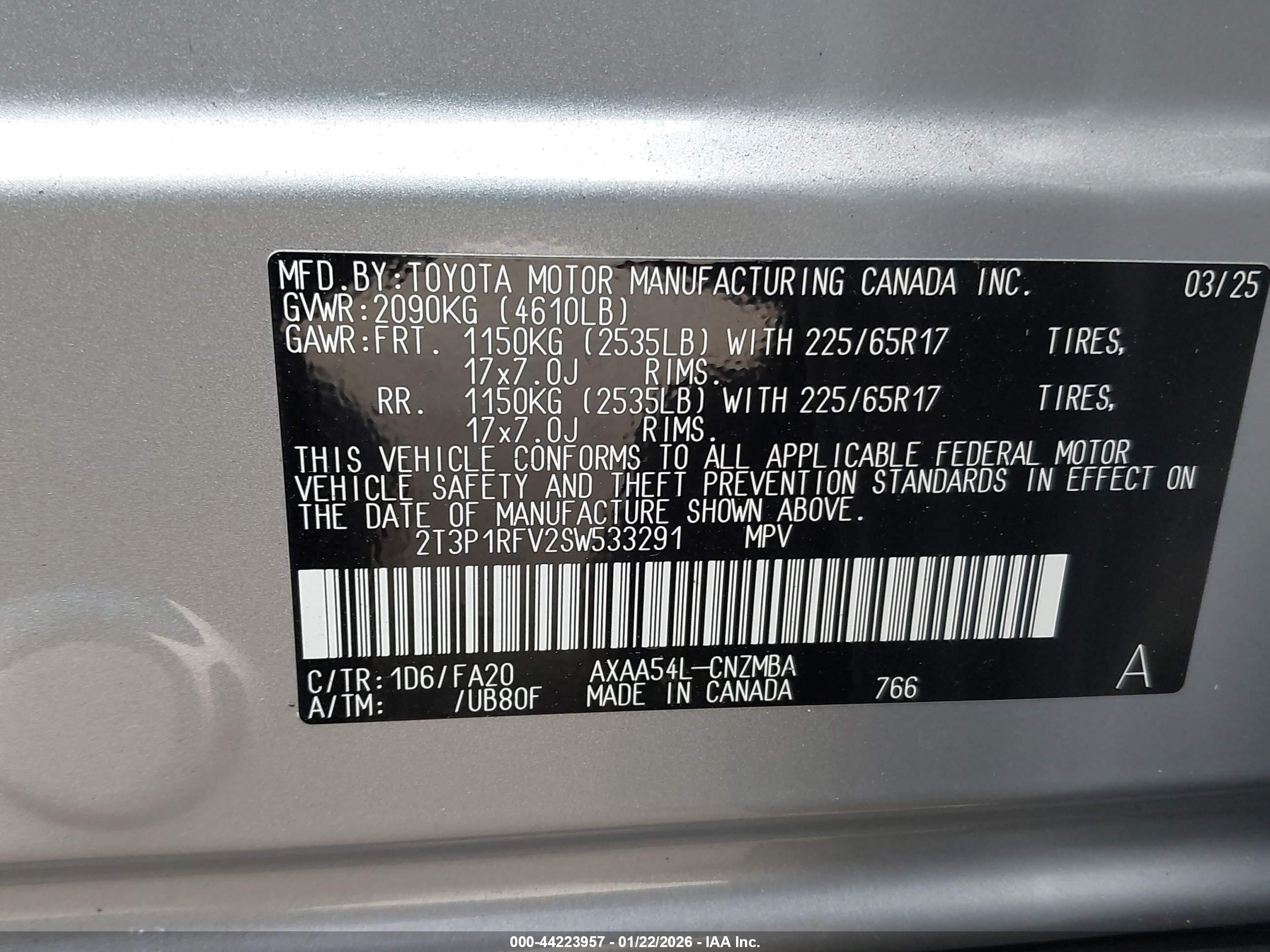 TOYOTA RAV4 image 9