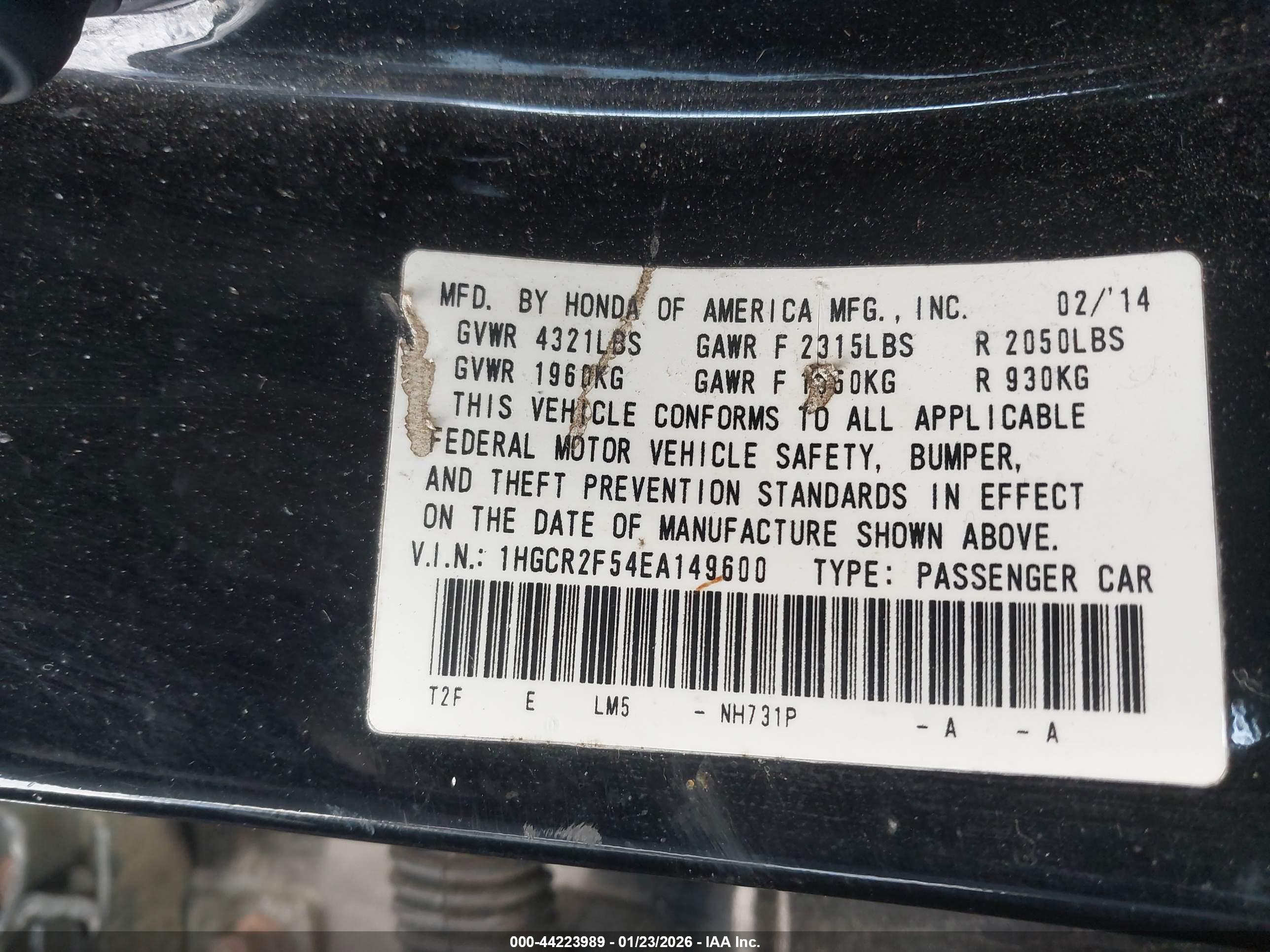 HONDA ACCORD image 9
