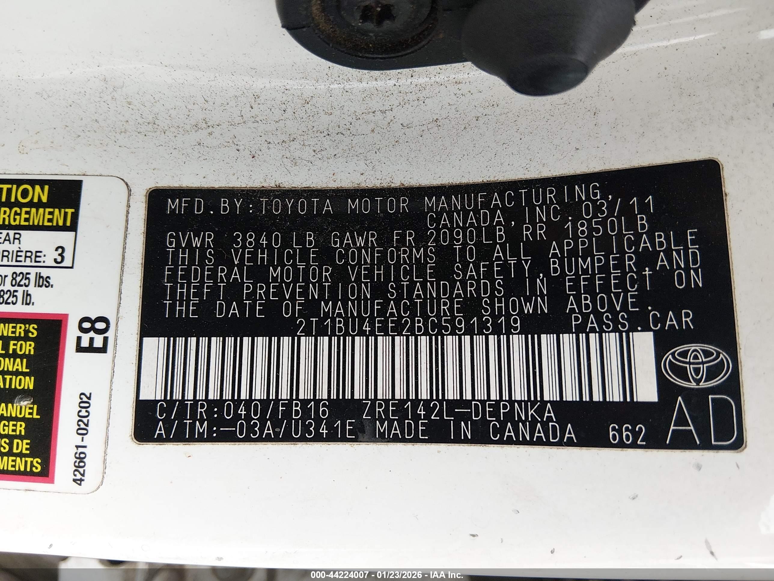 TOYOTA COROLLA image 9