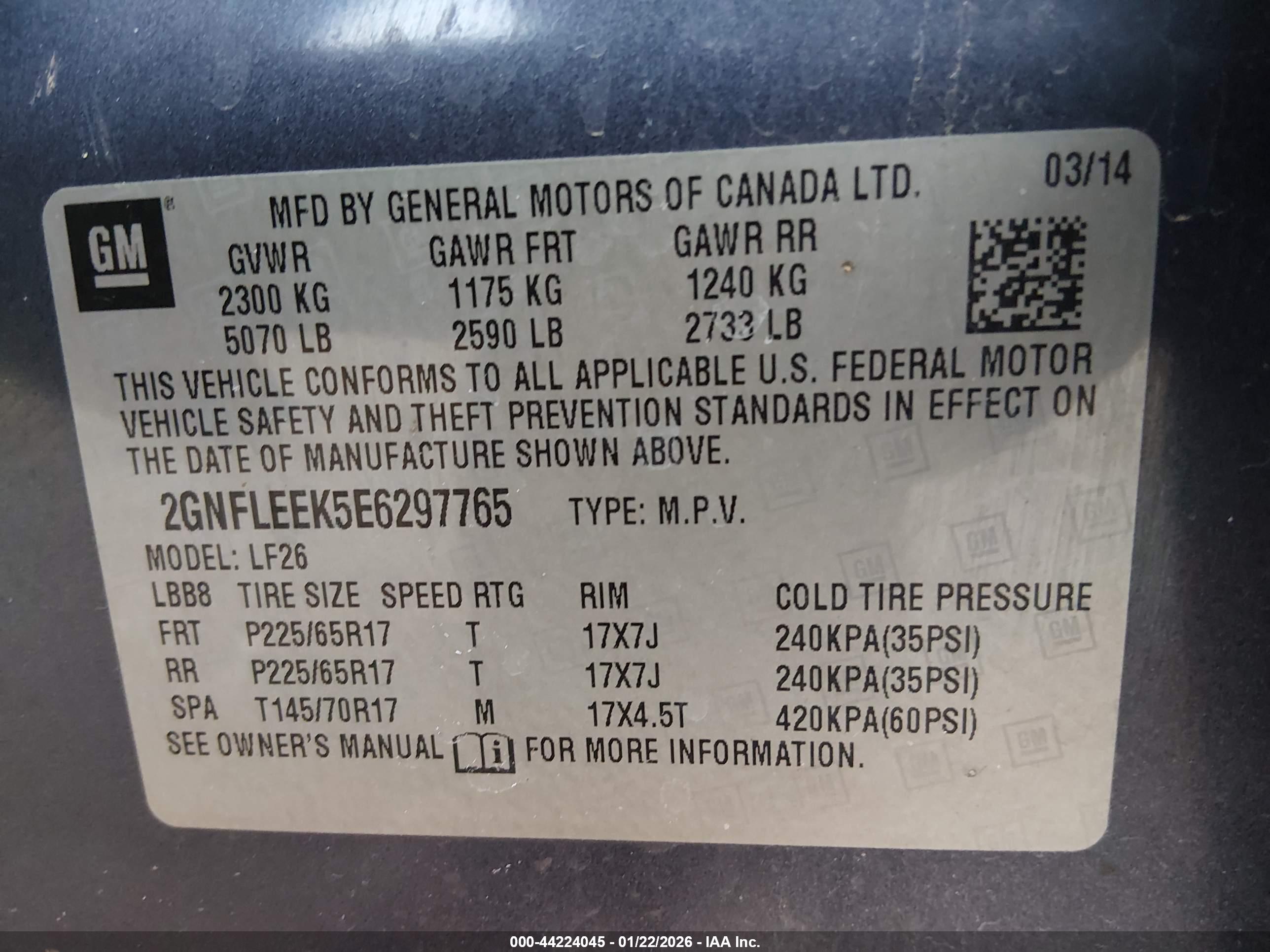 CHEVROLET EQUINOX image 9