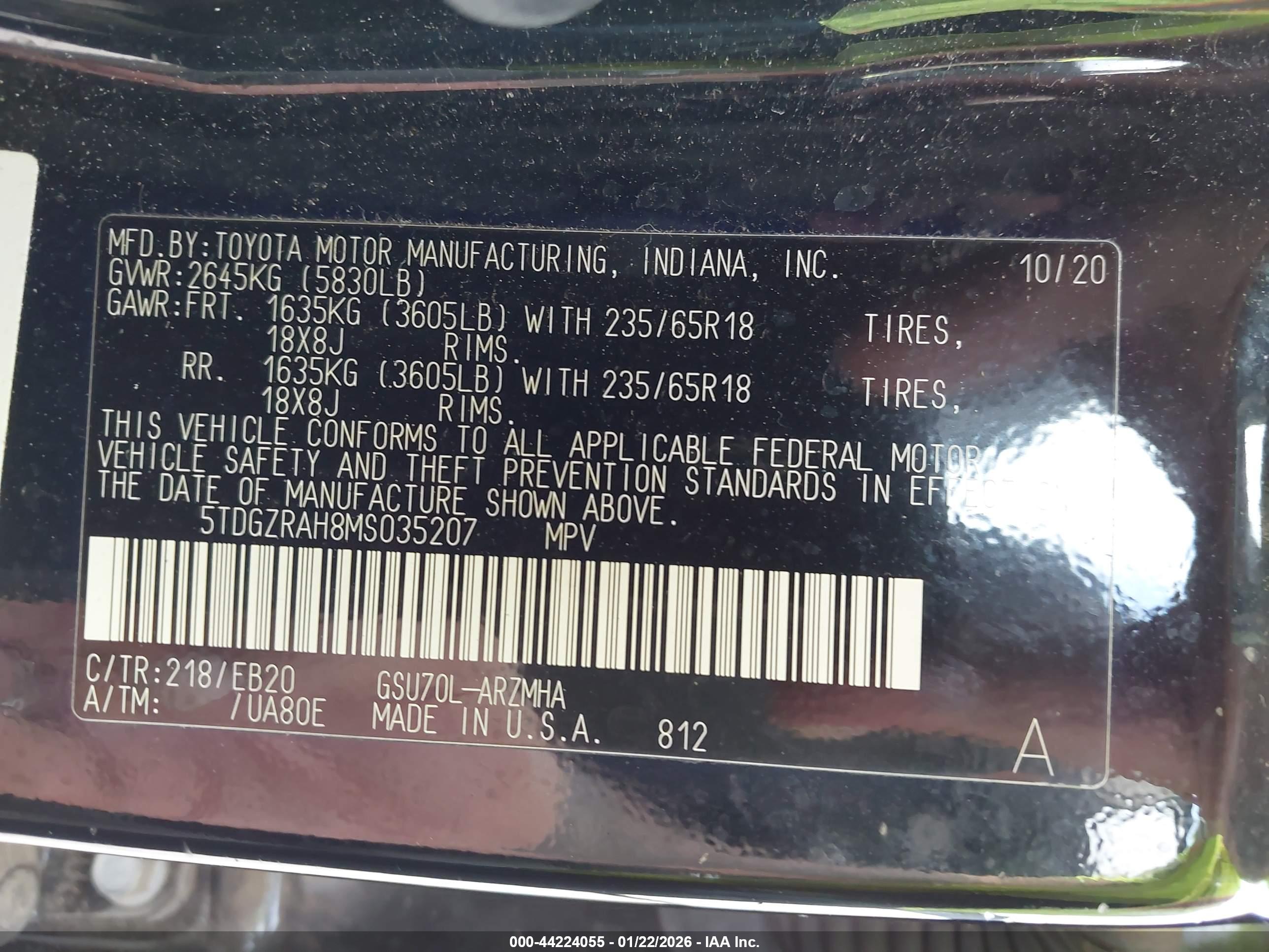 TOYOTA HIGHLANDER image 9