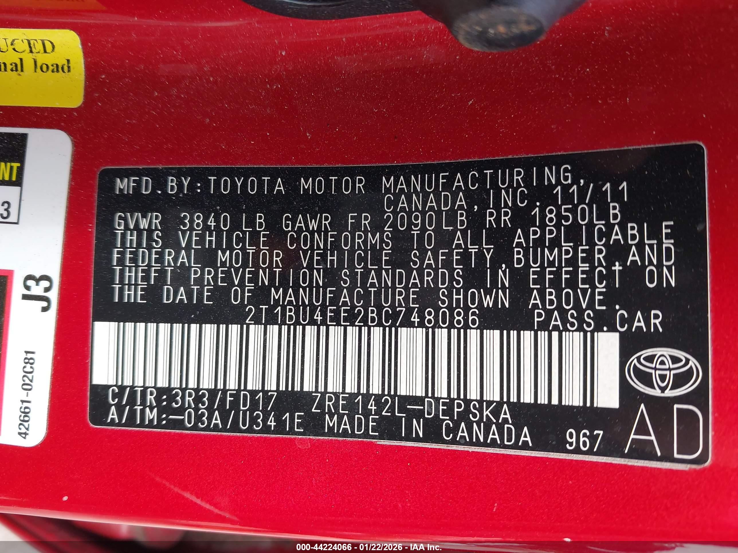 TOYOTA COROLLA image 9