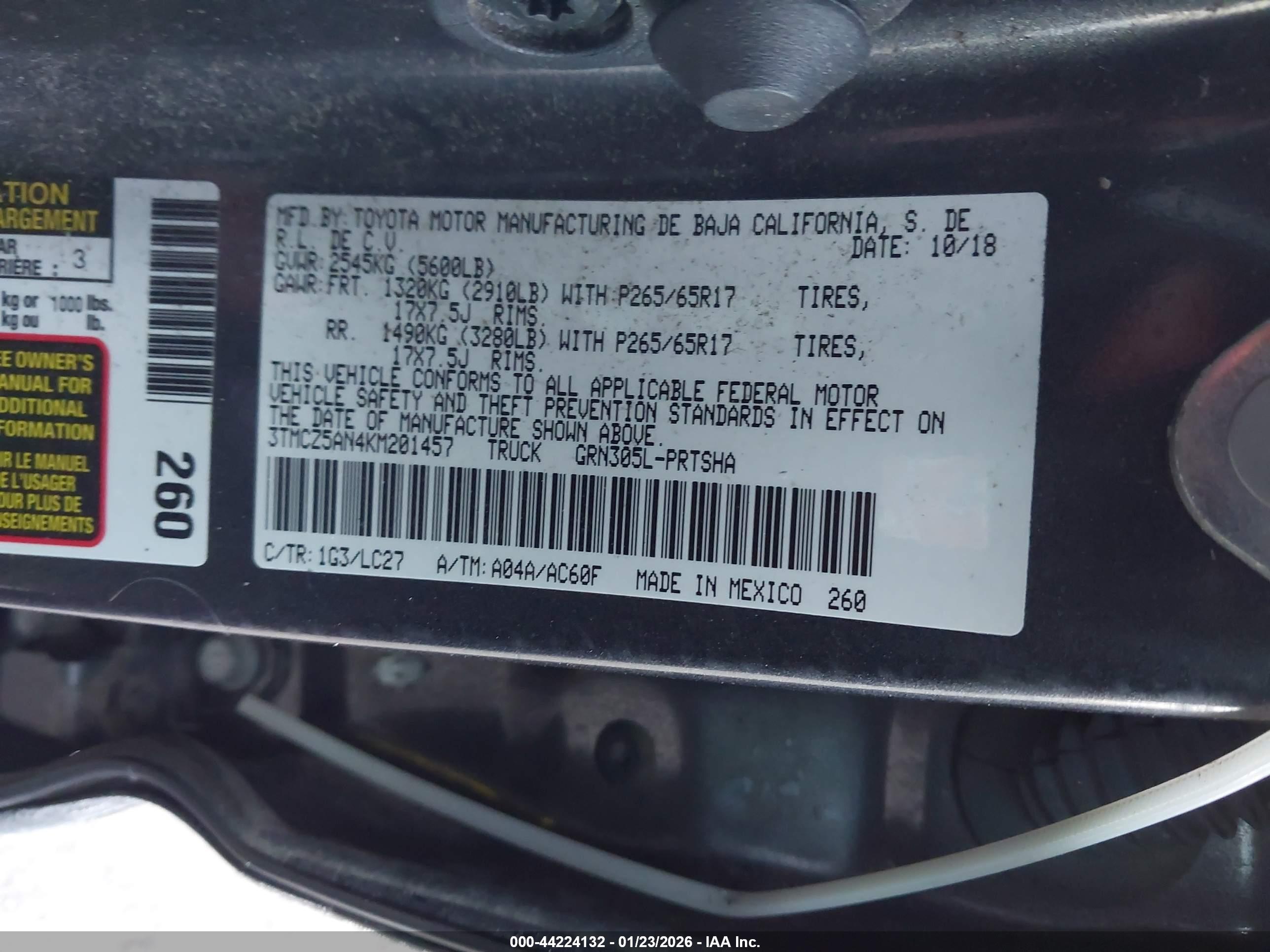 TOYOTA TACOMA image 9
