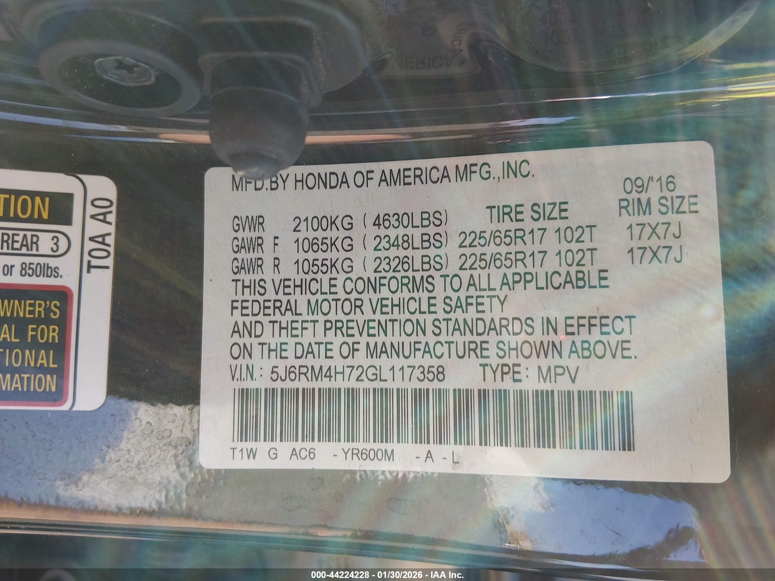 HONDA CR-V image 9