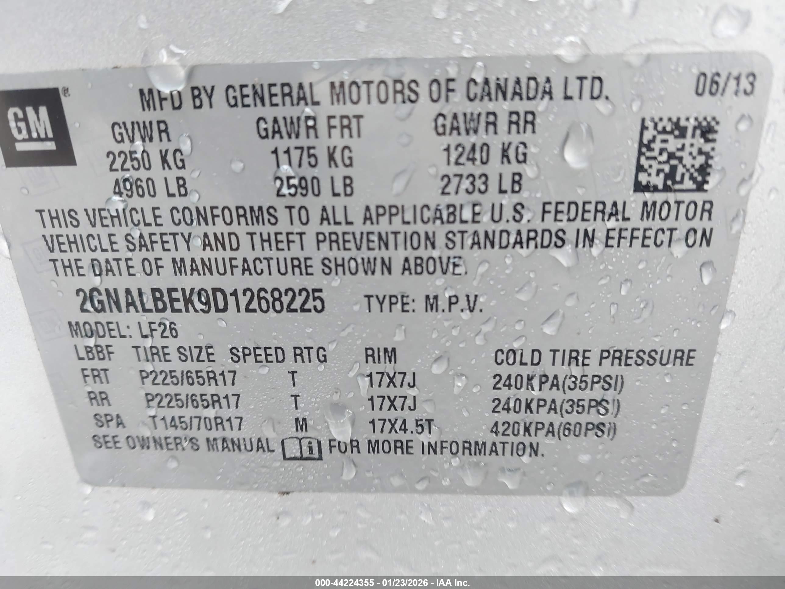 CHEVROLET EQUINOX image 9