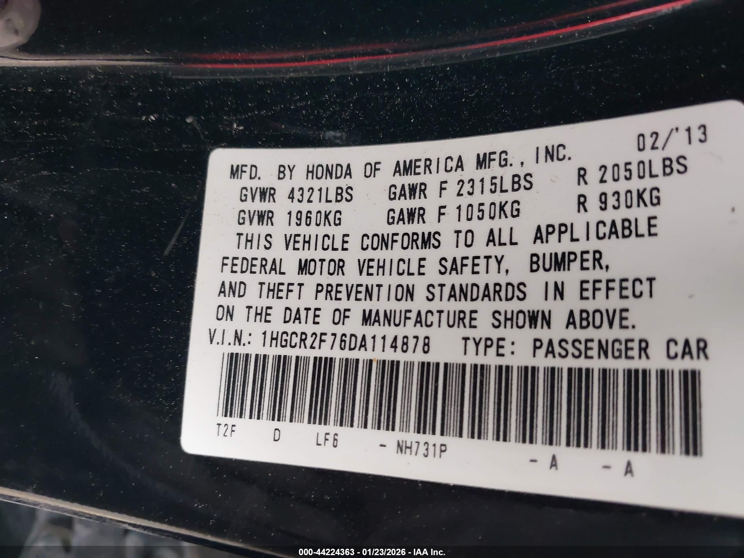 HONDA ACCORD image 9