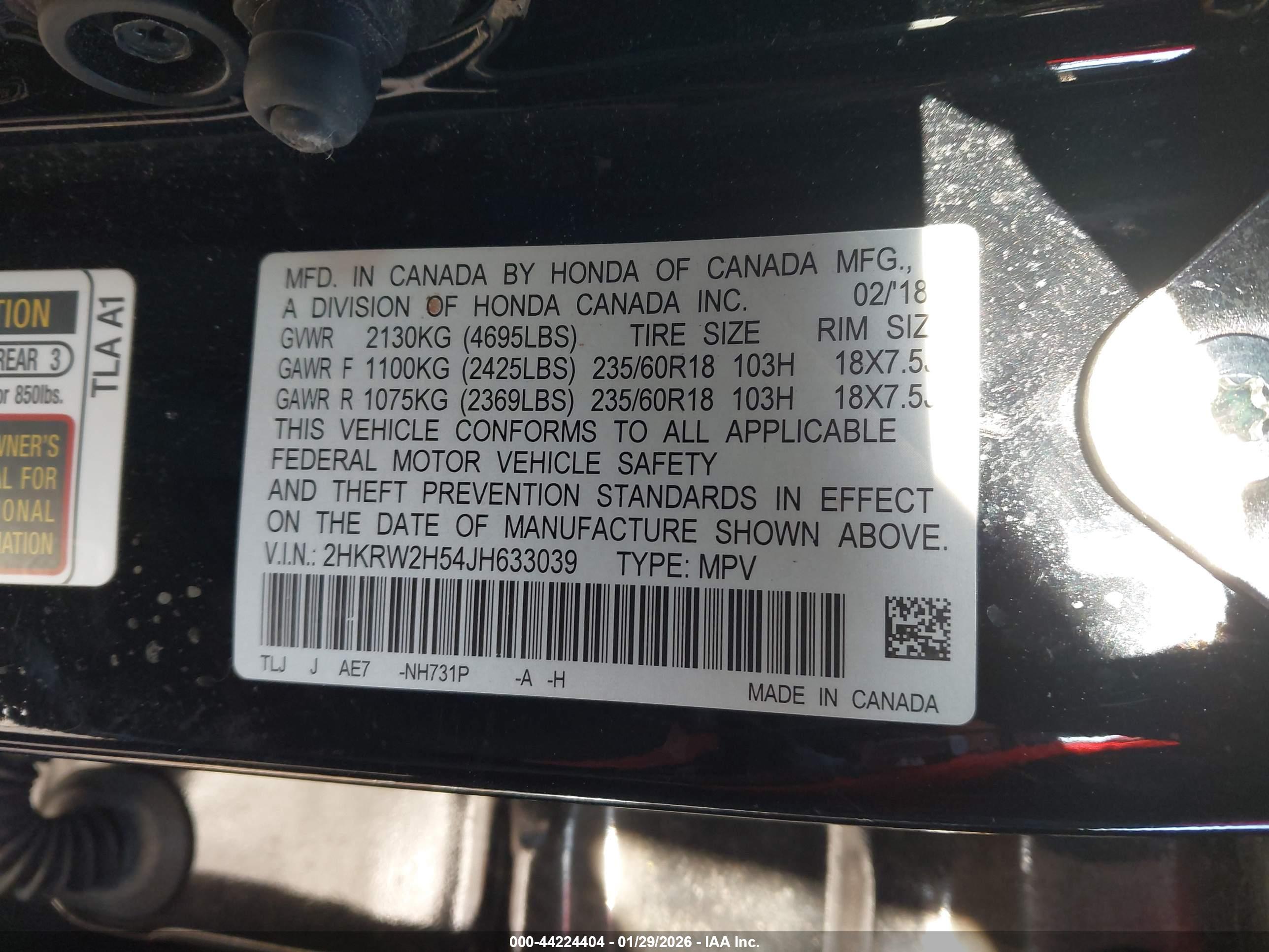 HONDA CR-V image 9
