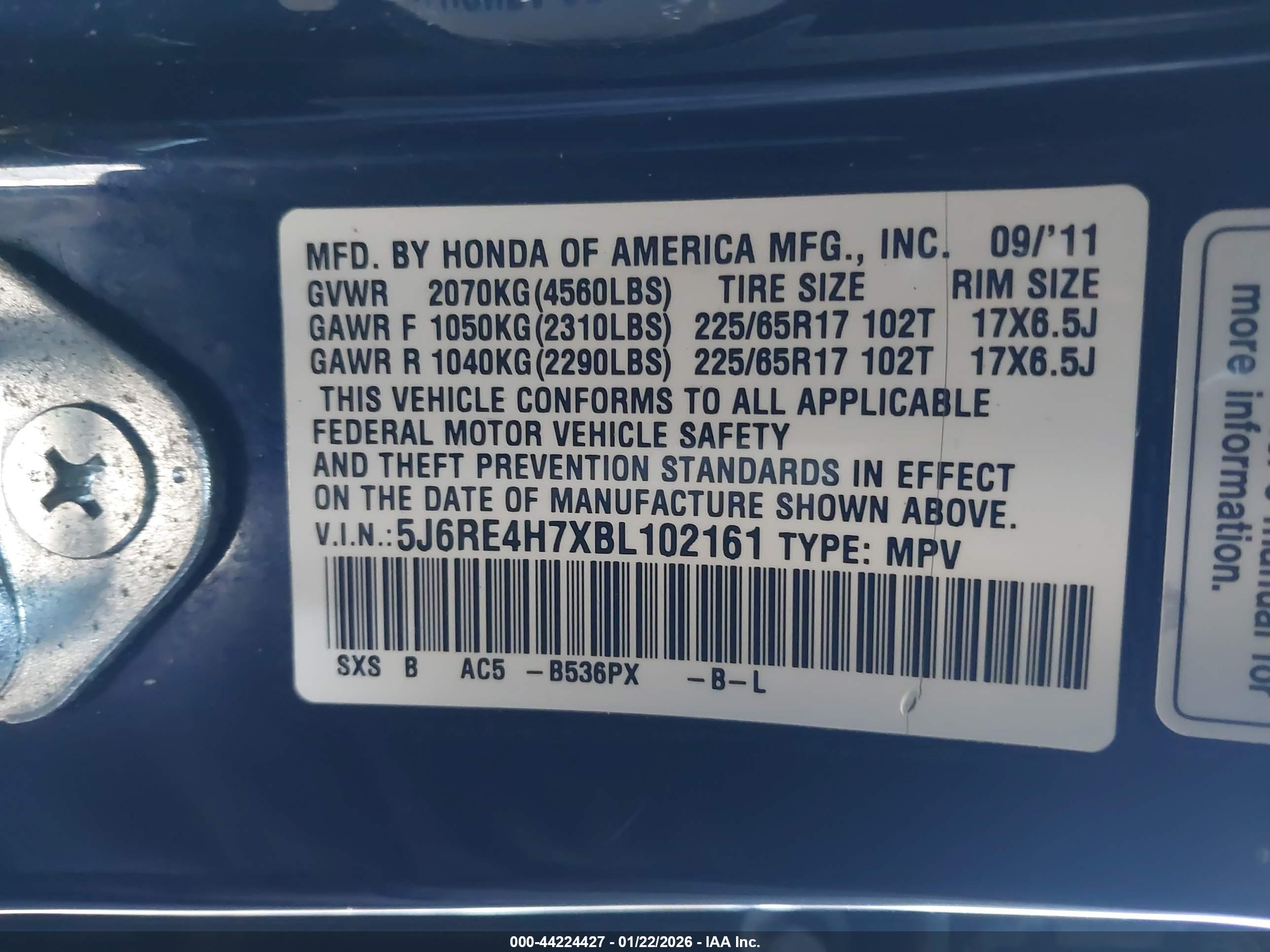 HONDA CR-V image 9