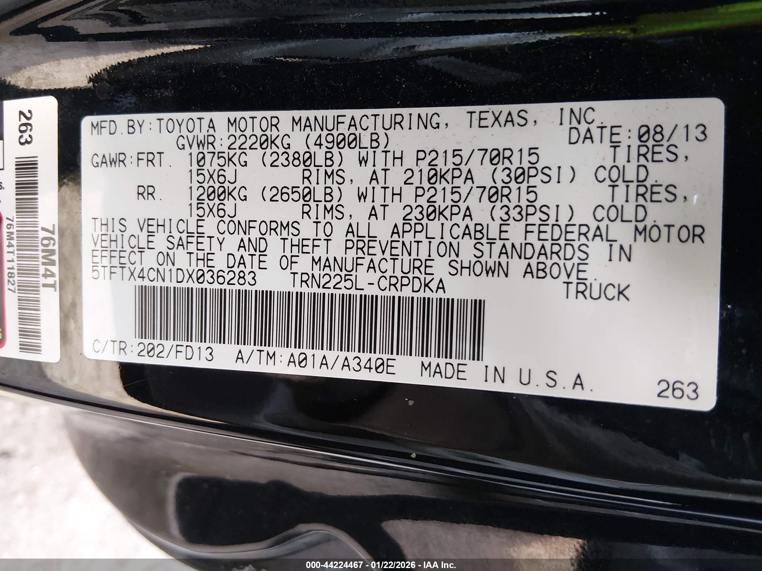 TOYOTA TACOMA image 9