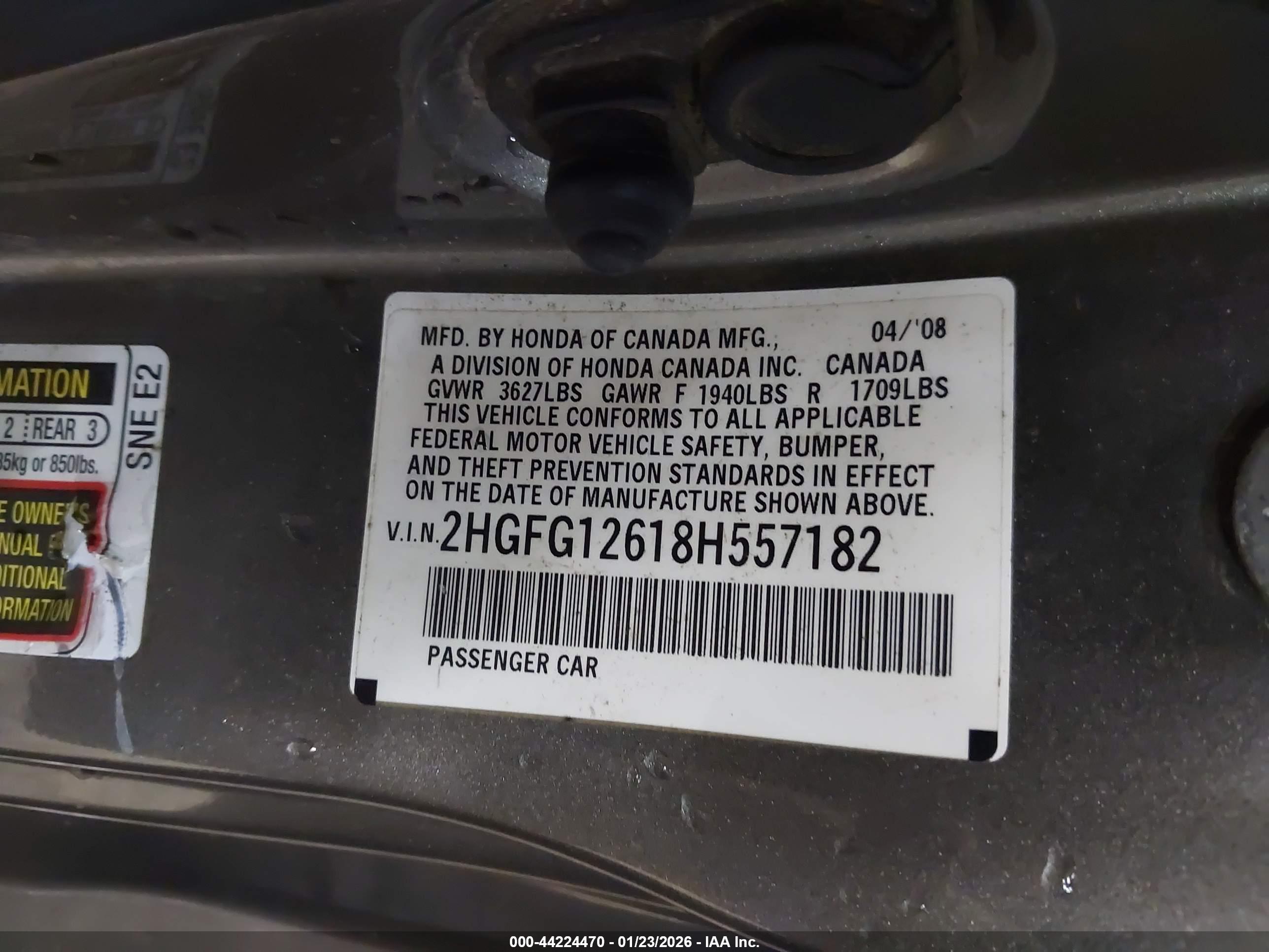 HONDA CIVIC image 9