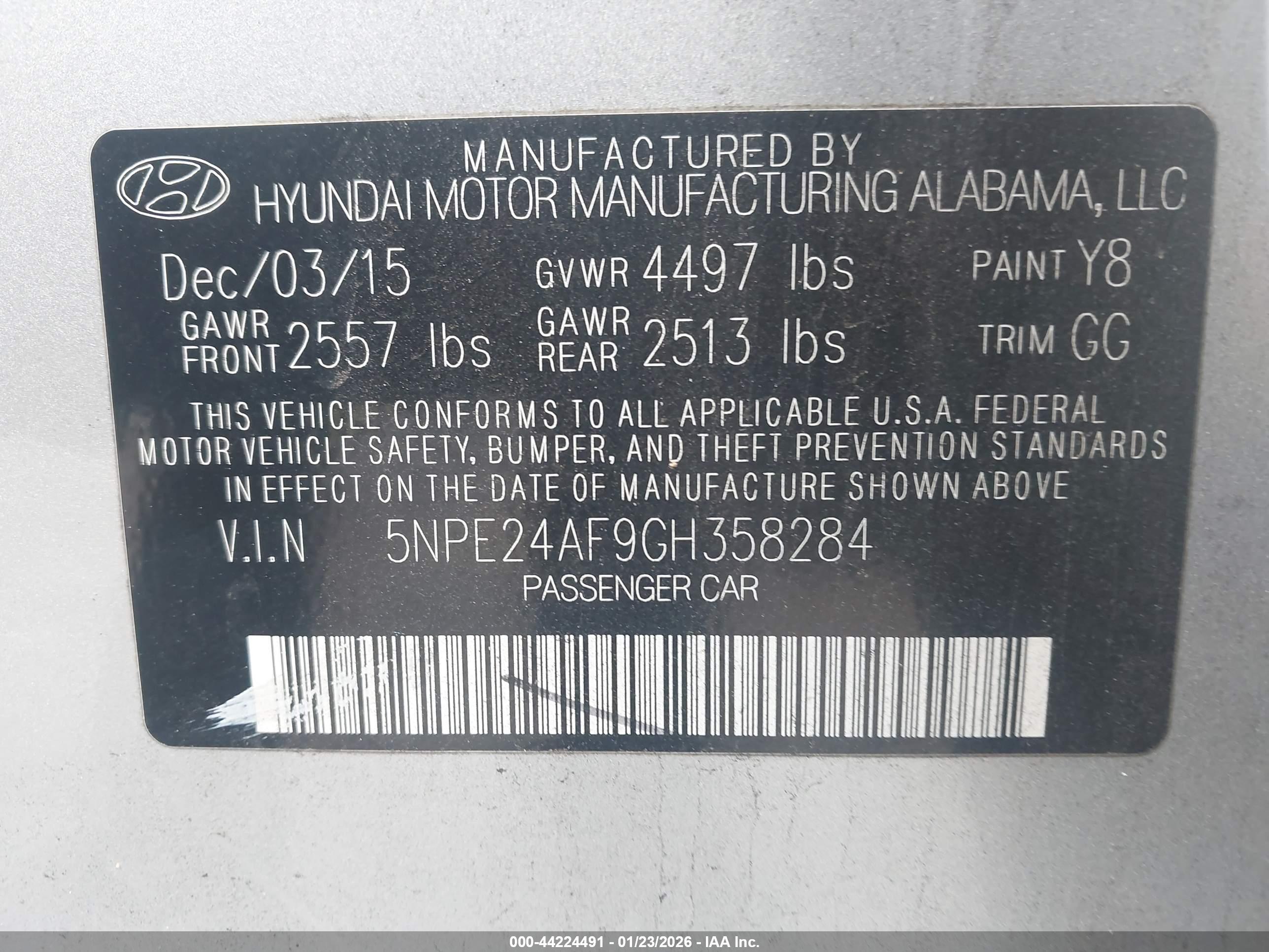 HYUNDAI SONATA image 9
