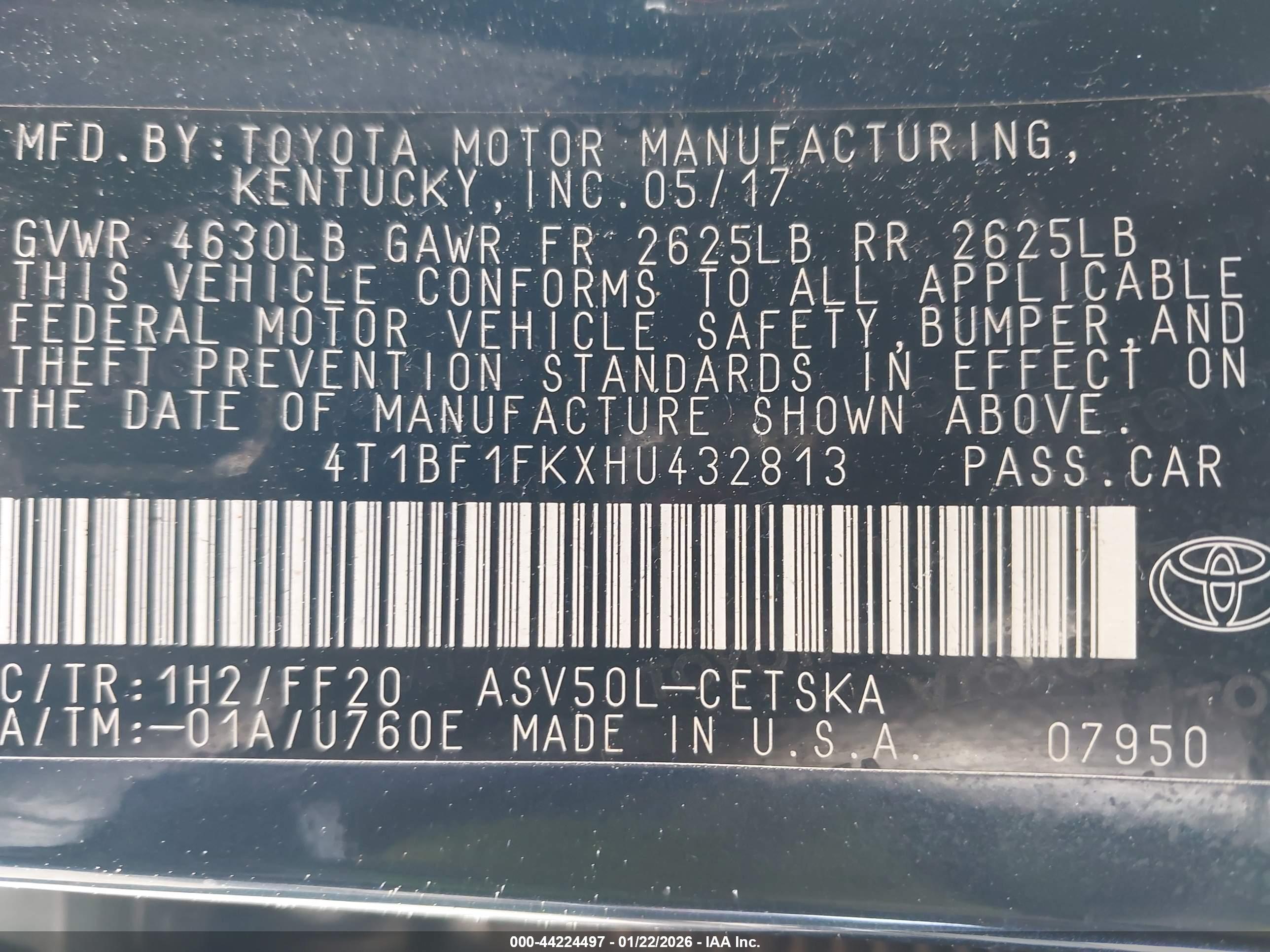 TOYOTA CAMRY image 9