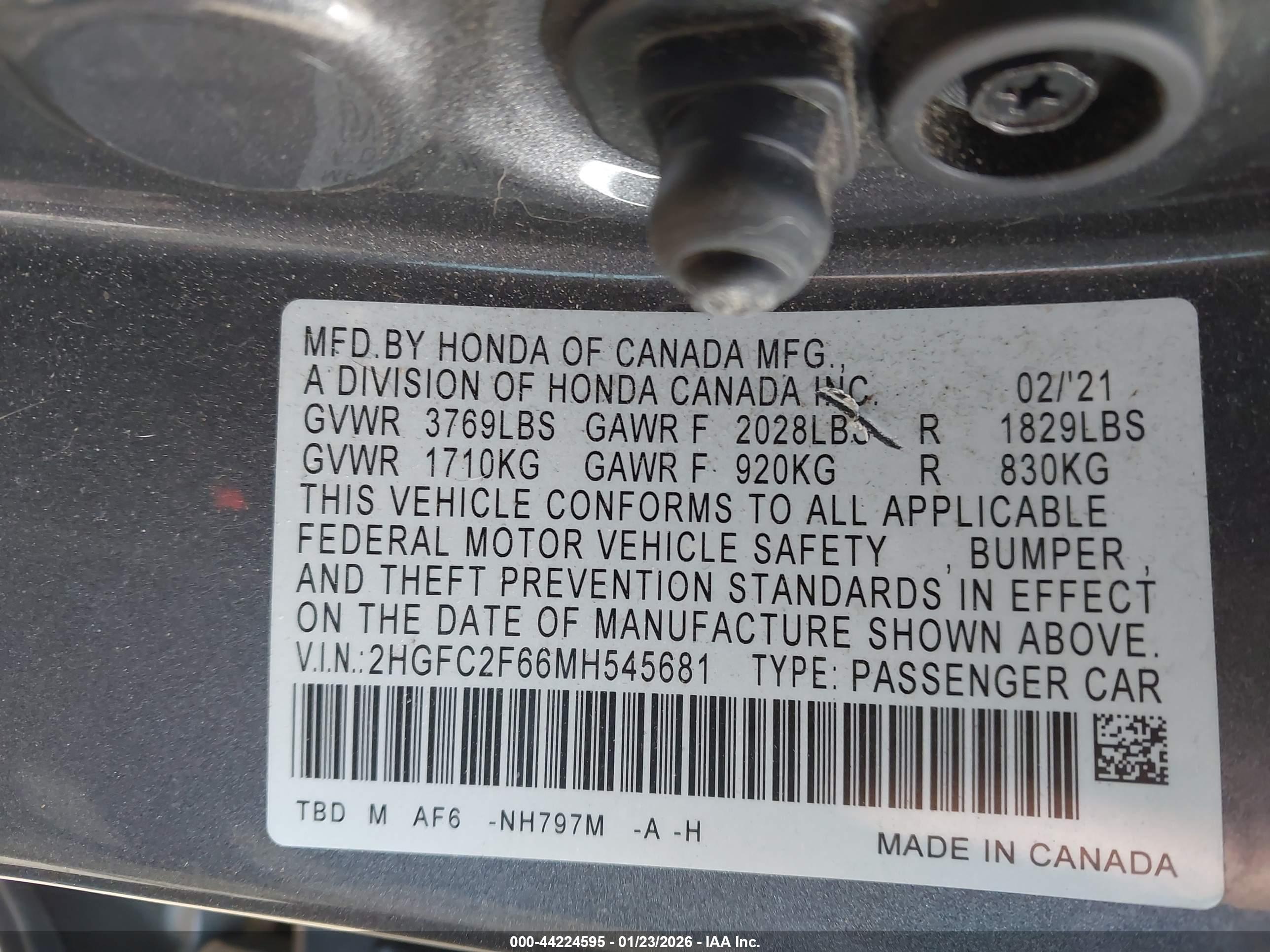 HONDA CIVIC image 9