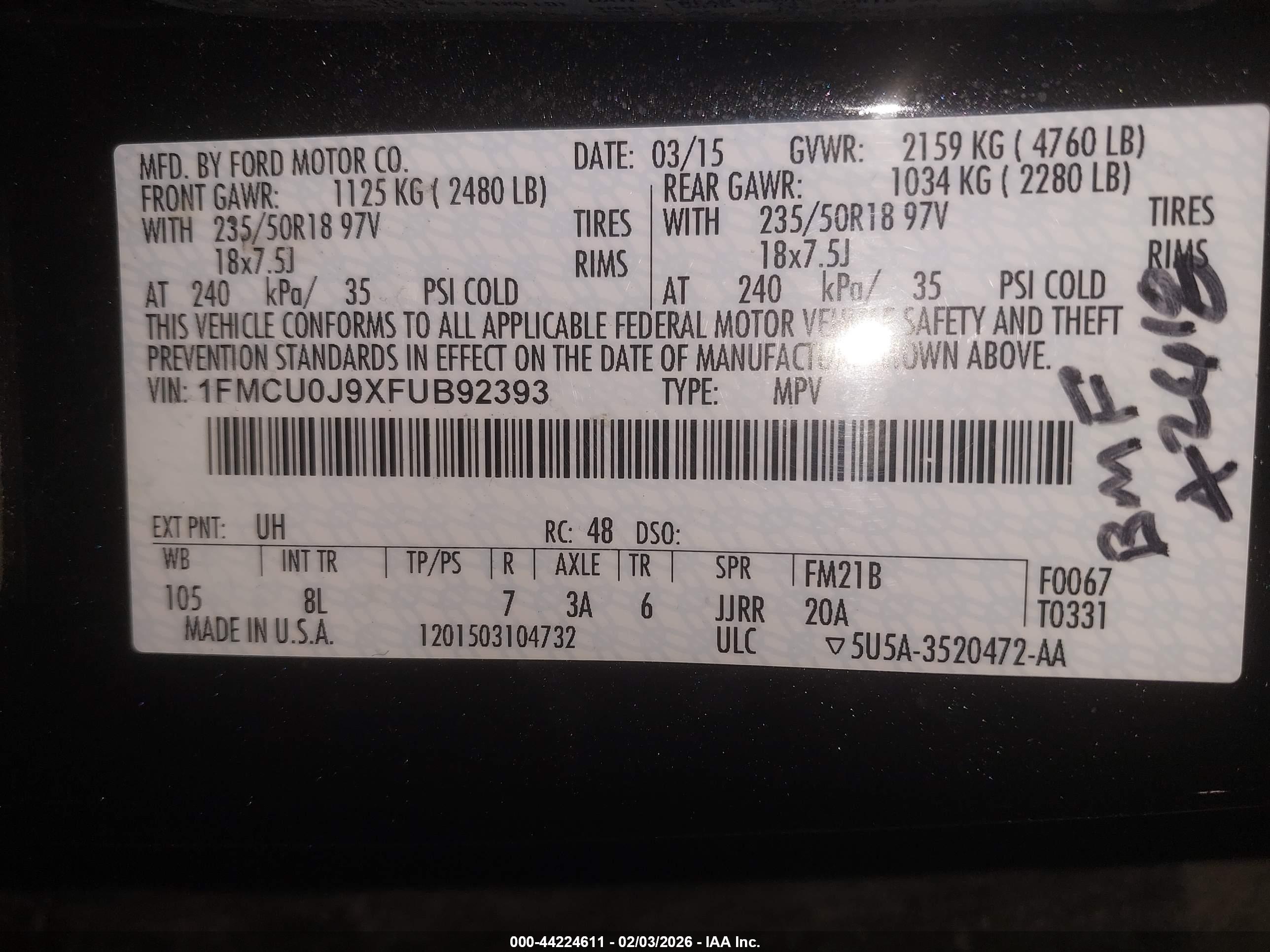 FORD ESCAPE image 9