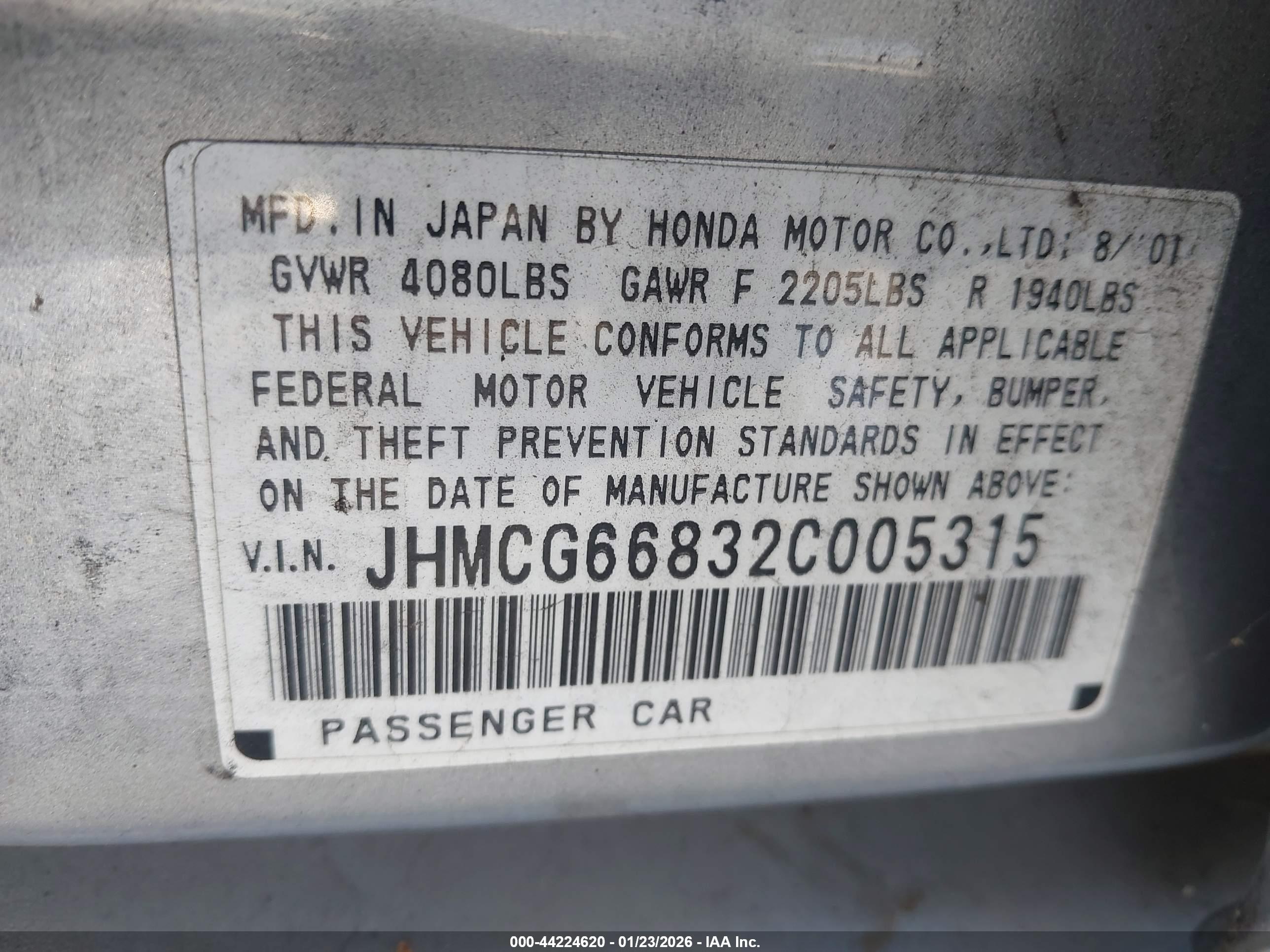 HONDA ACCORD image 9