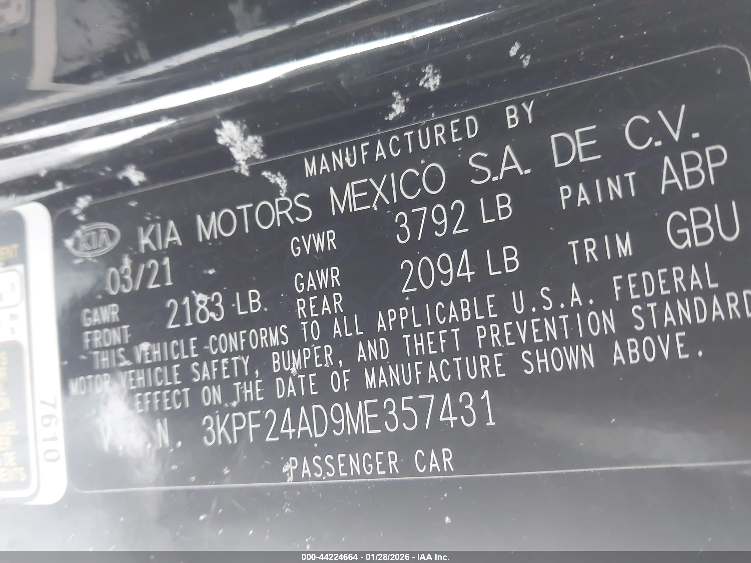 KIA FORTE image 9