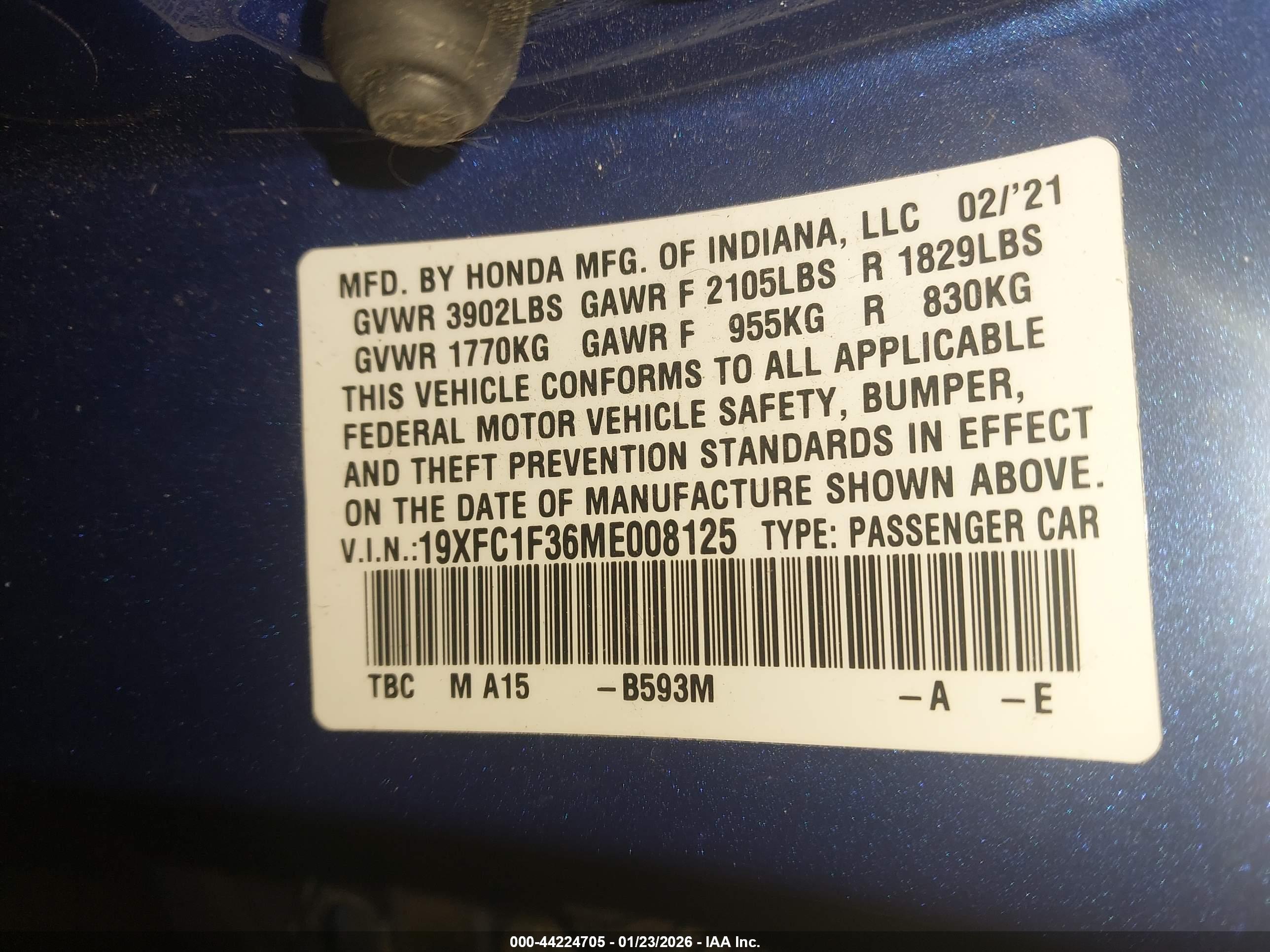 HONDA CIVIC image 9