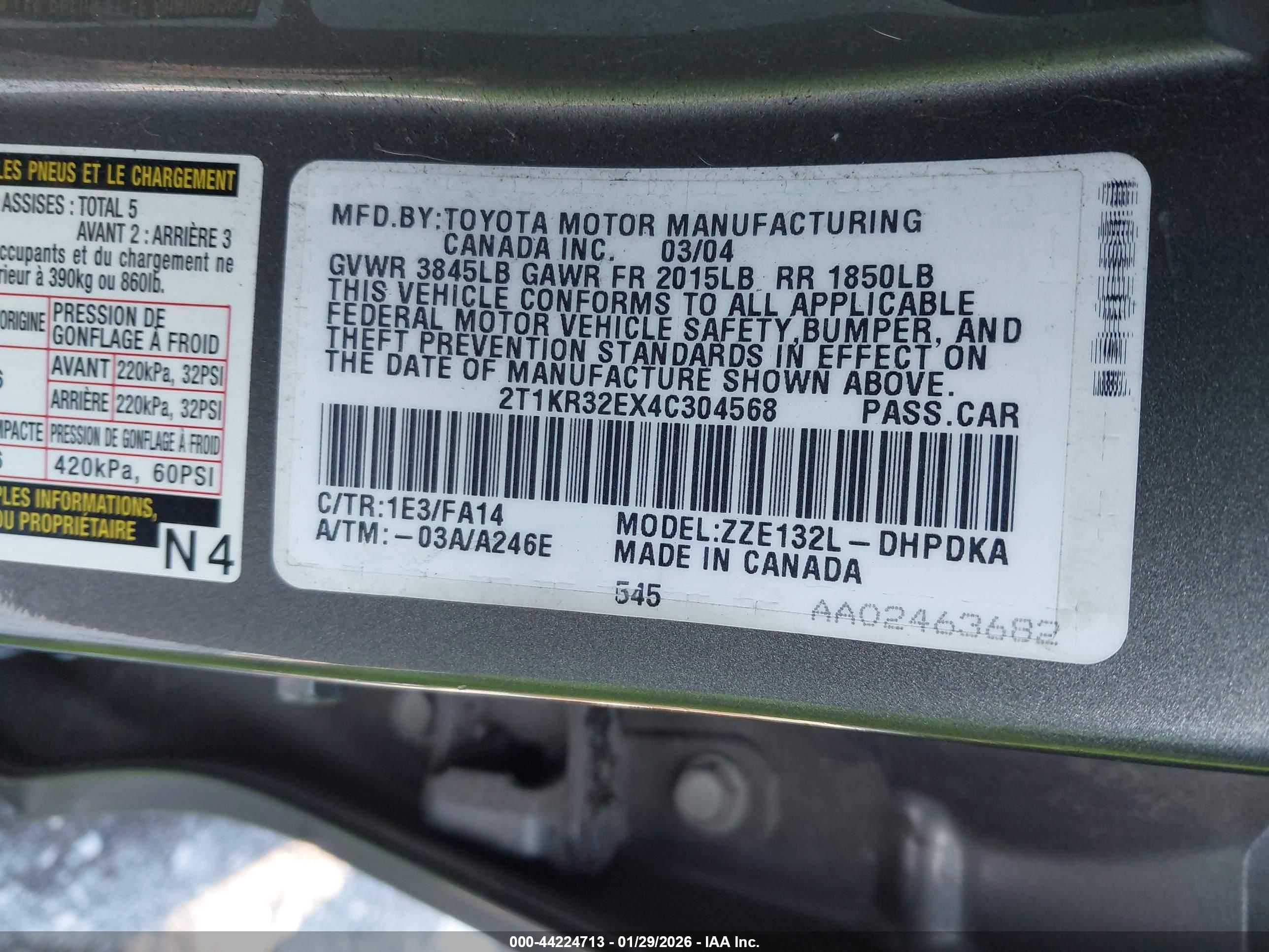 TOYOTA MATRIX image 9