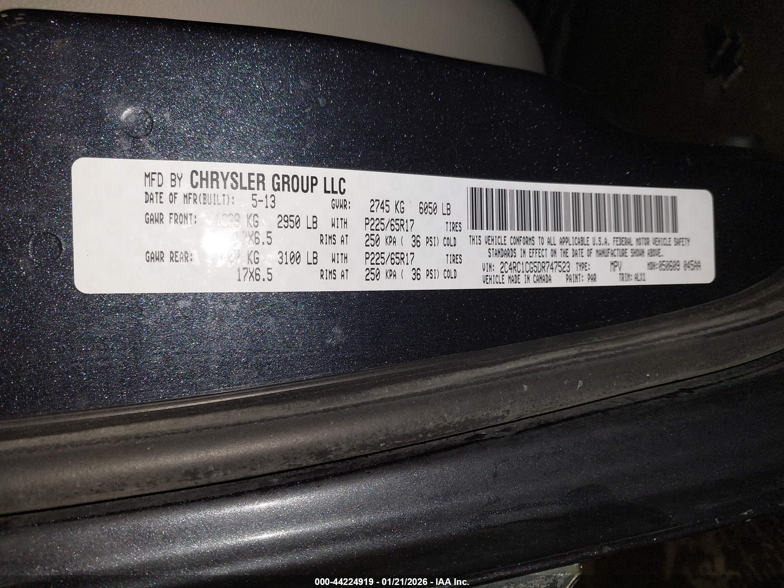 CHRYSLER TOWN image 9