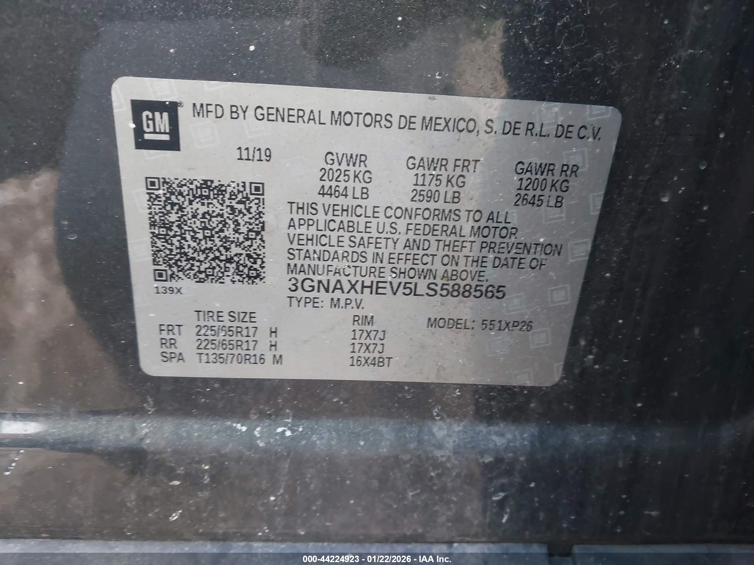 CHEVROLET EQUINOX image 9
