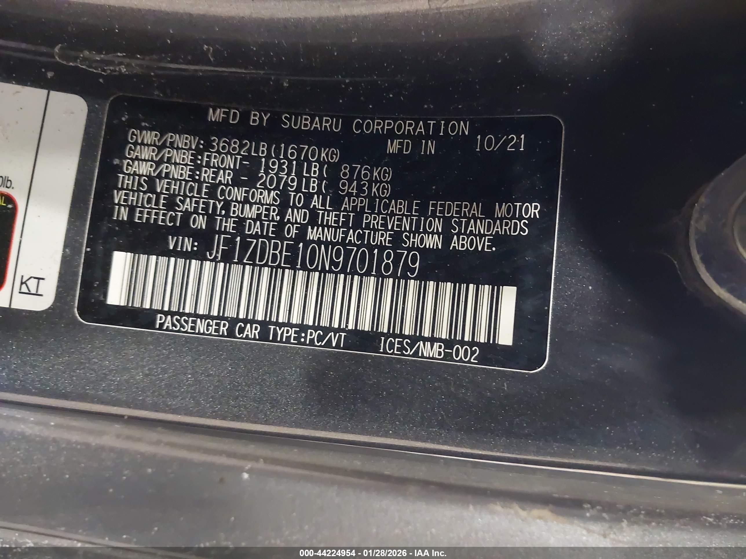 SUBARU BRZ image 9