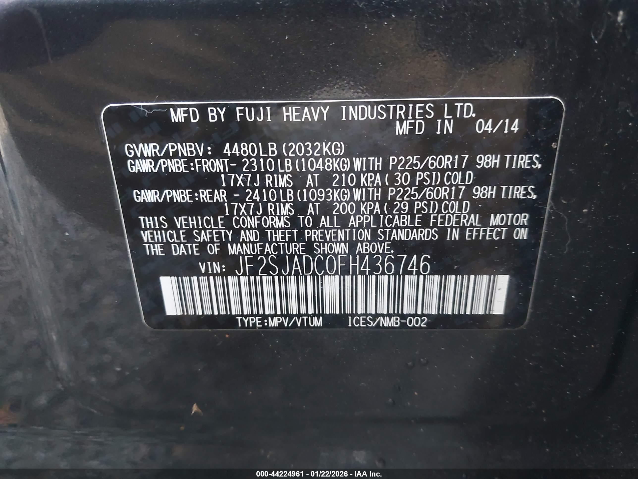 SUBARU FORESTER image 9