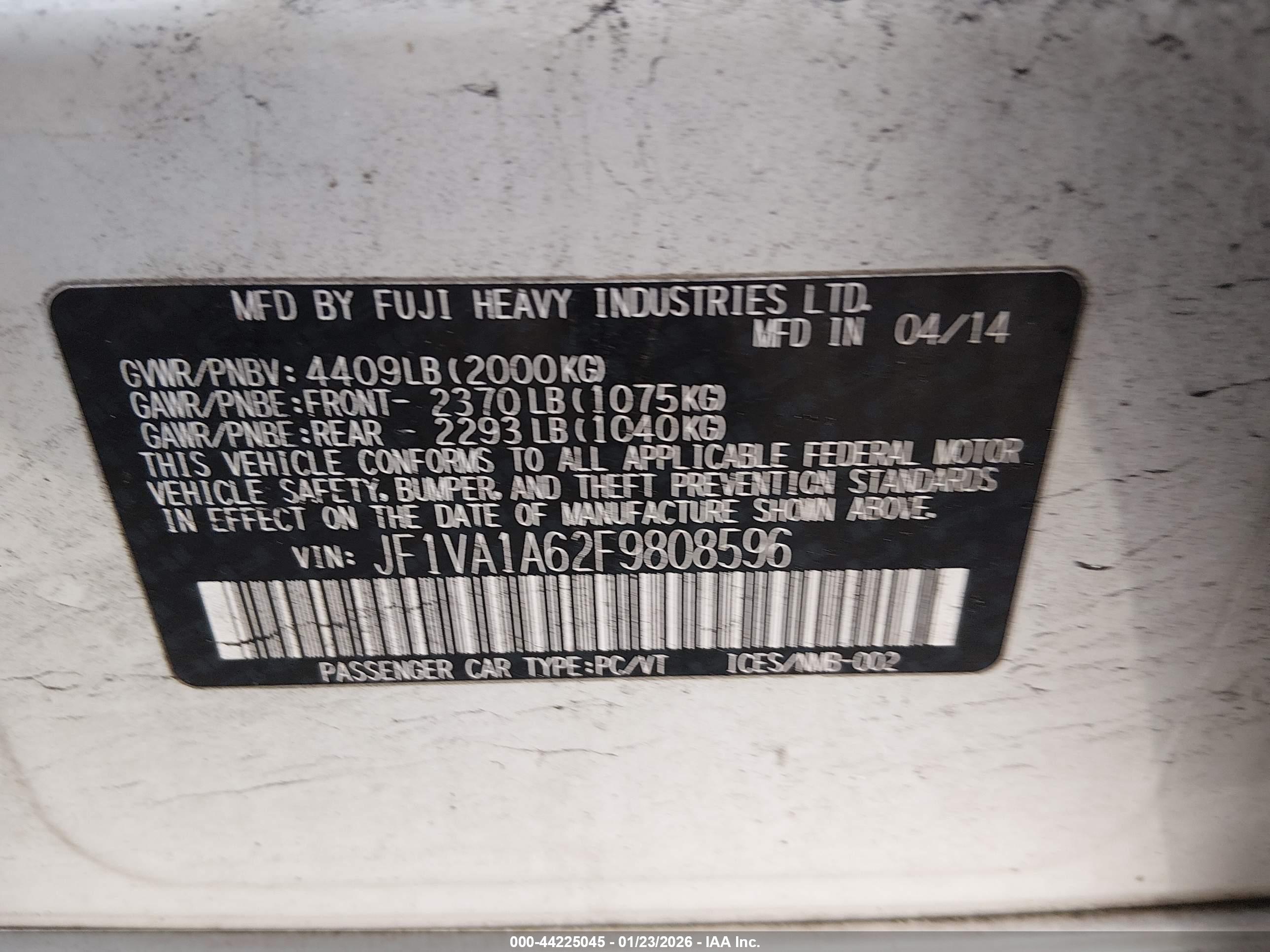 SUBARU WRX image 9
