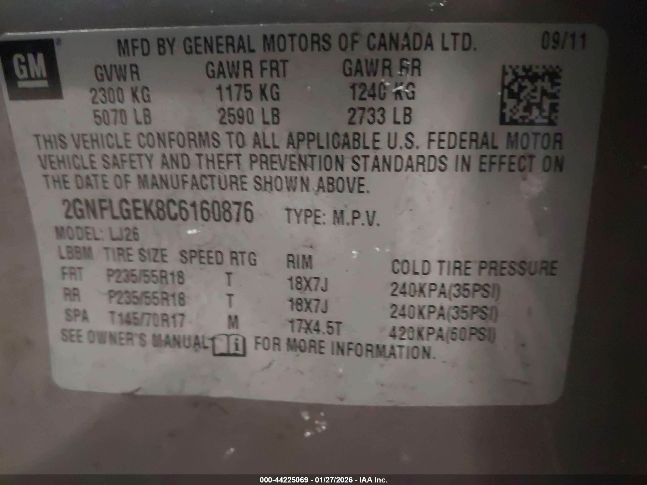 CHEVROLET EQUINOX image 9