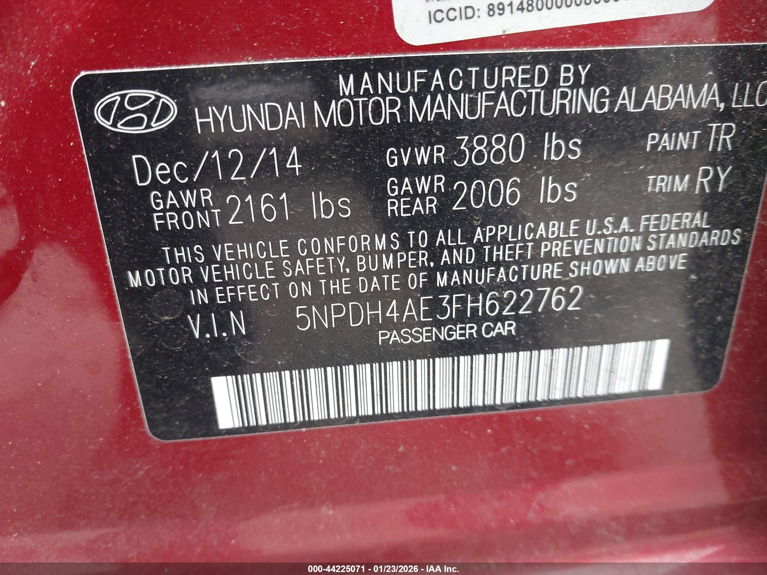 HYUNDAI ELANTRA image 9