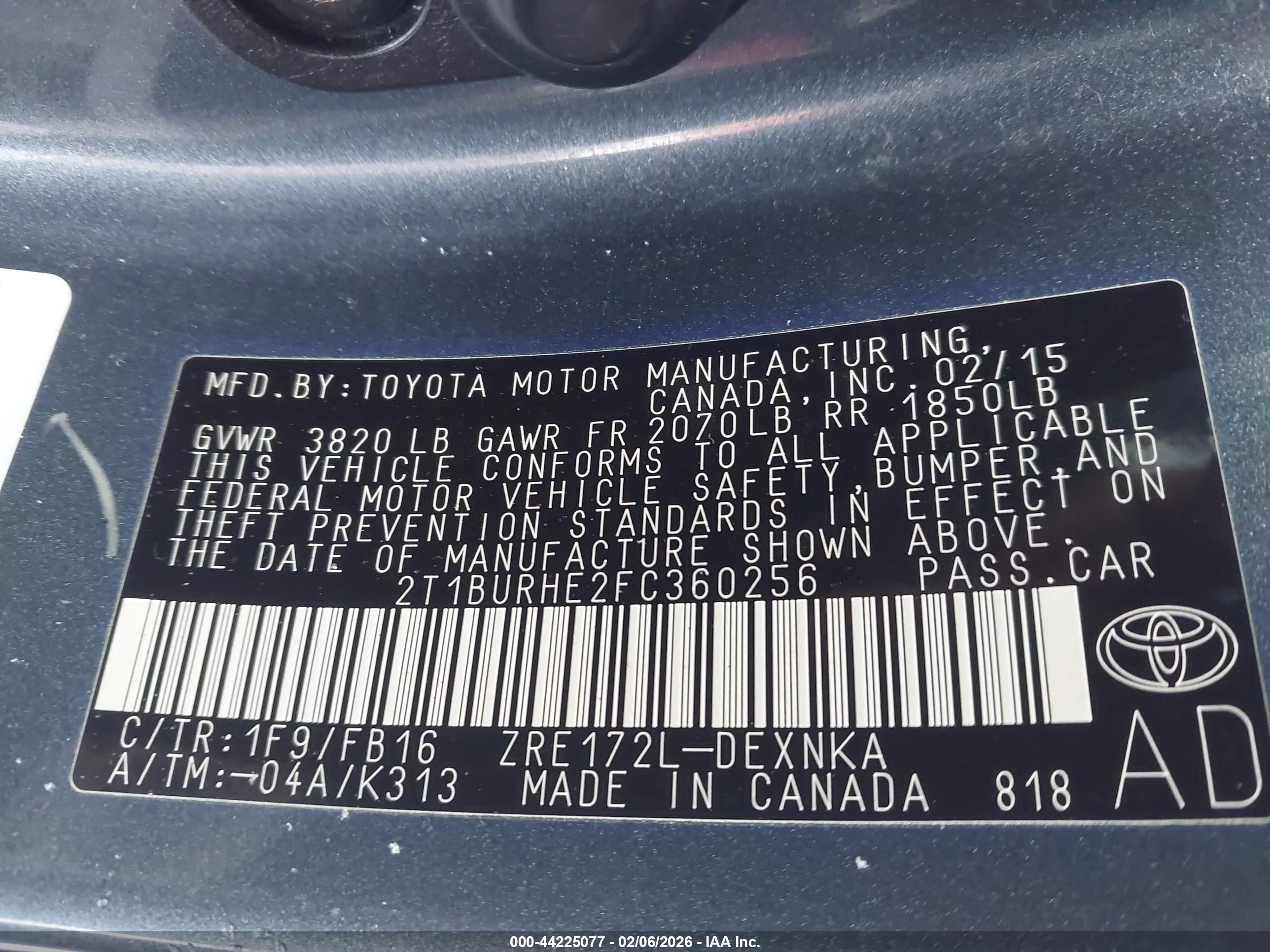 TOYOTA COROLLA image 9