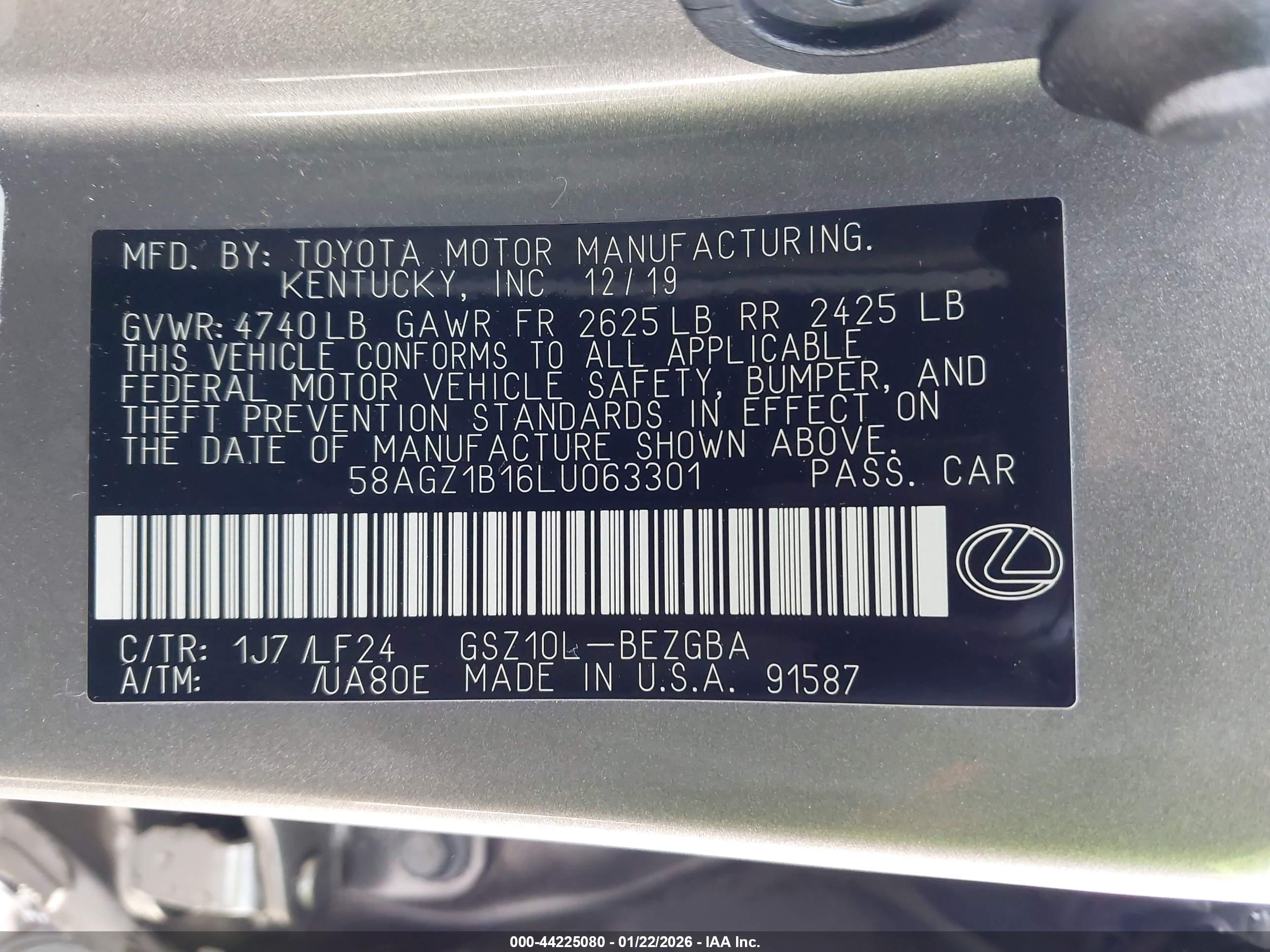 LEXUS ES image 9