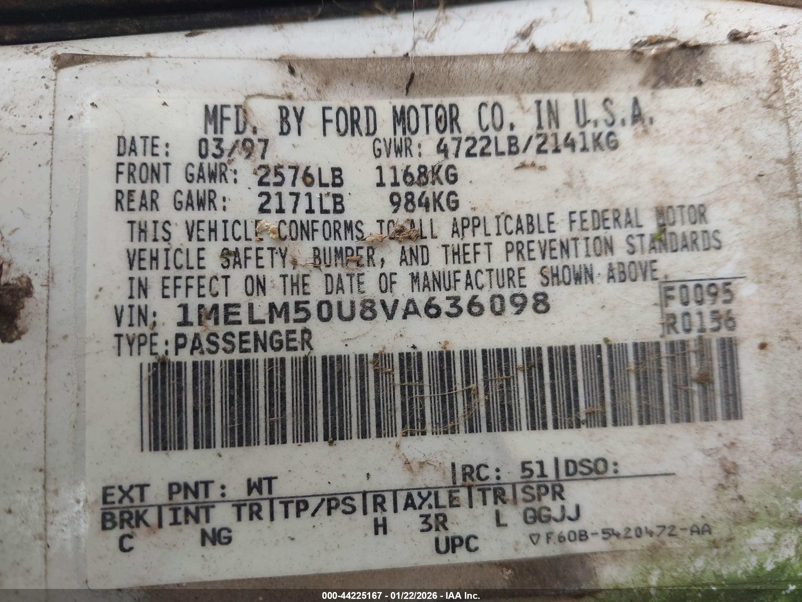 MERCURY SABLE image 9