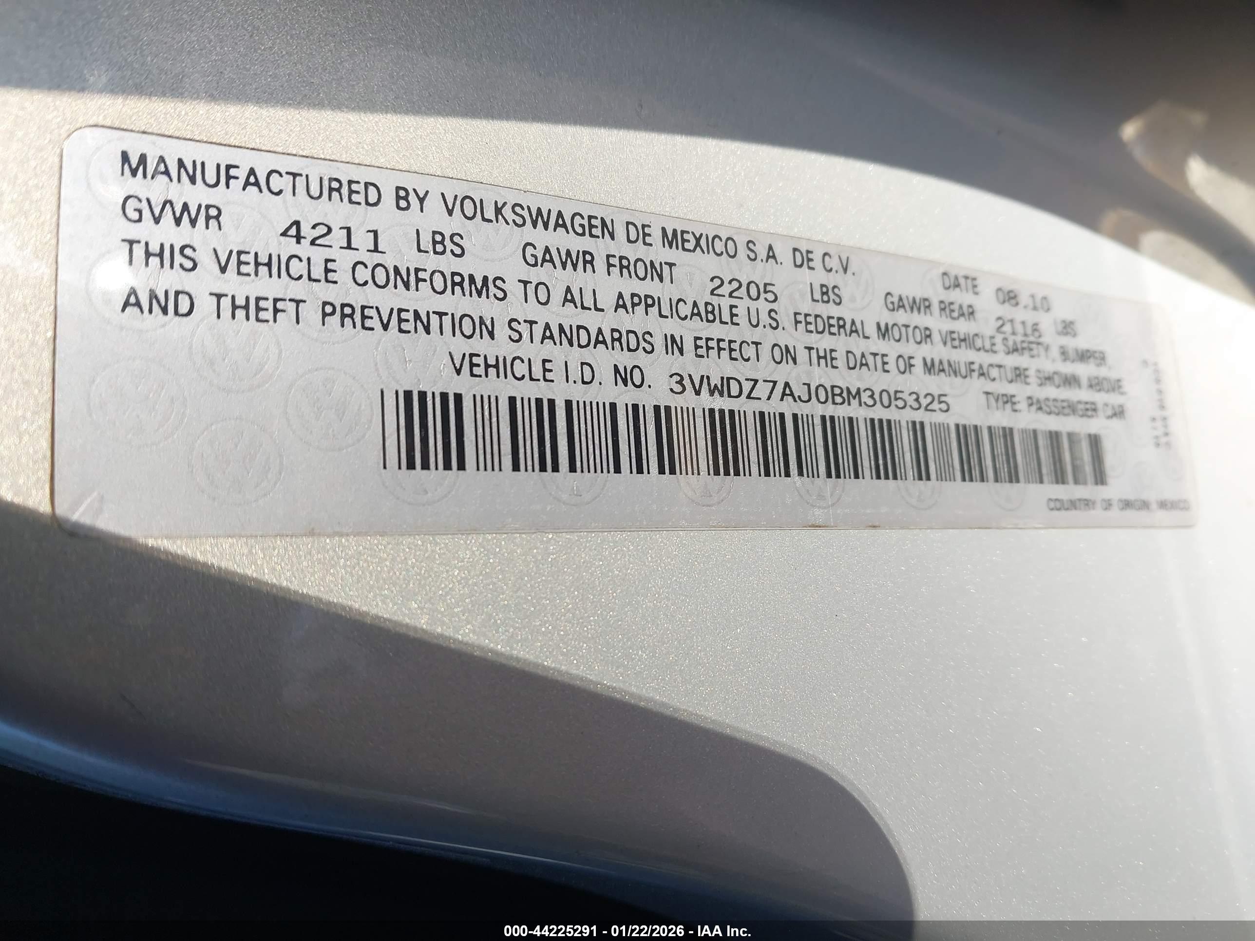 VOLKSWAGEN JETTA image 9