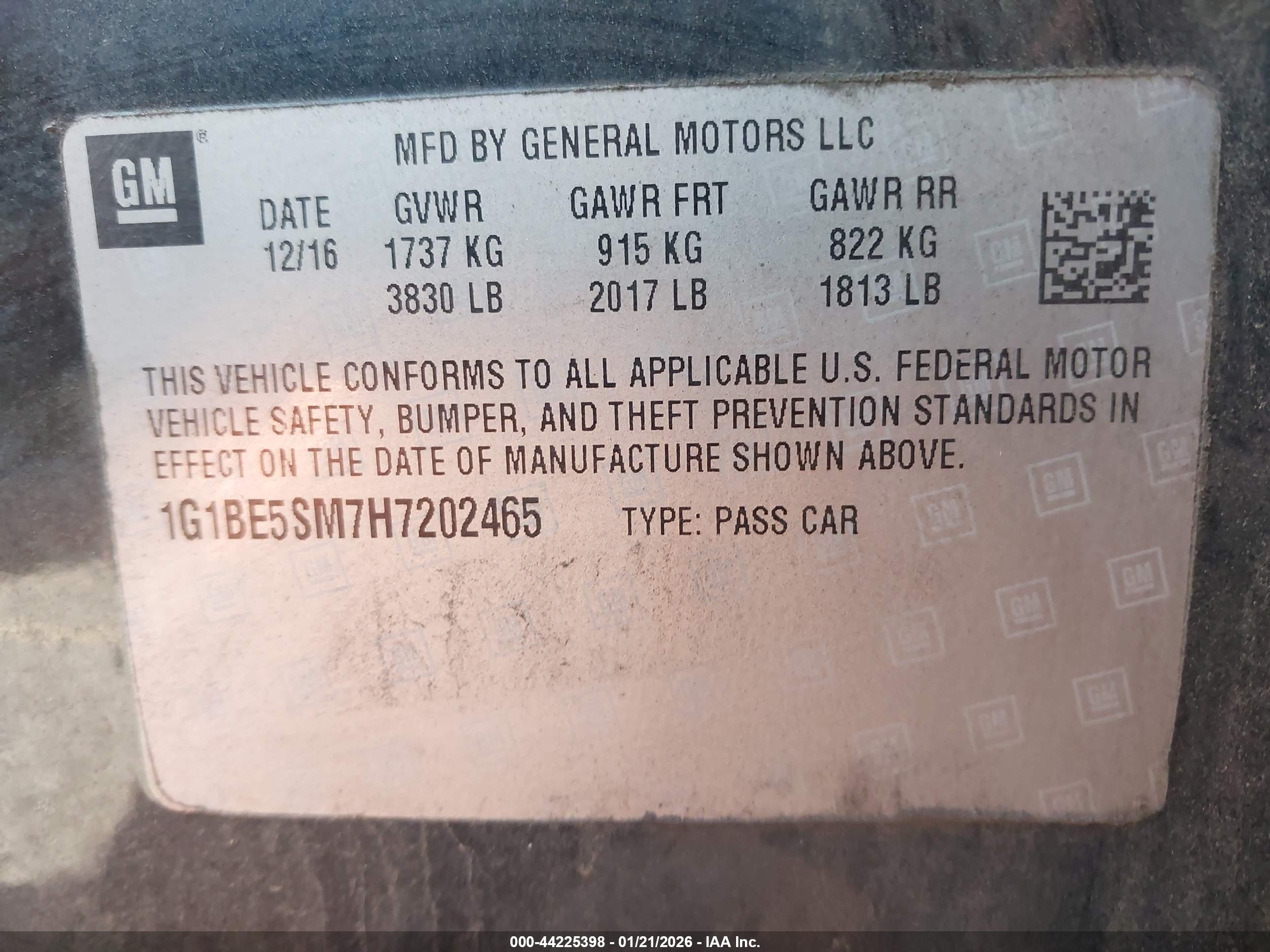 CHEVROLET CRUZE image 9