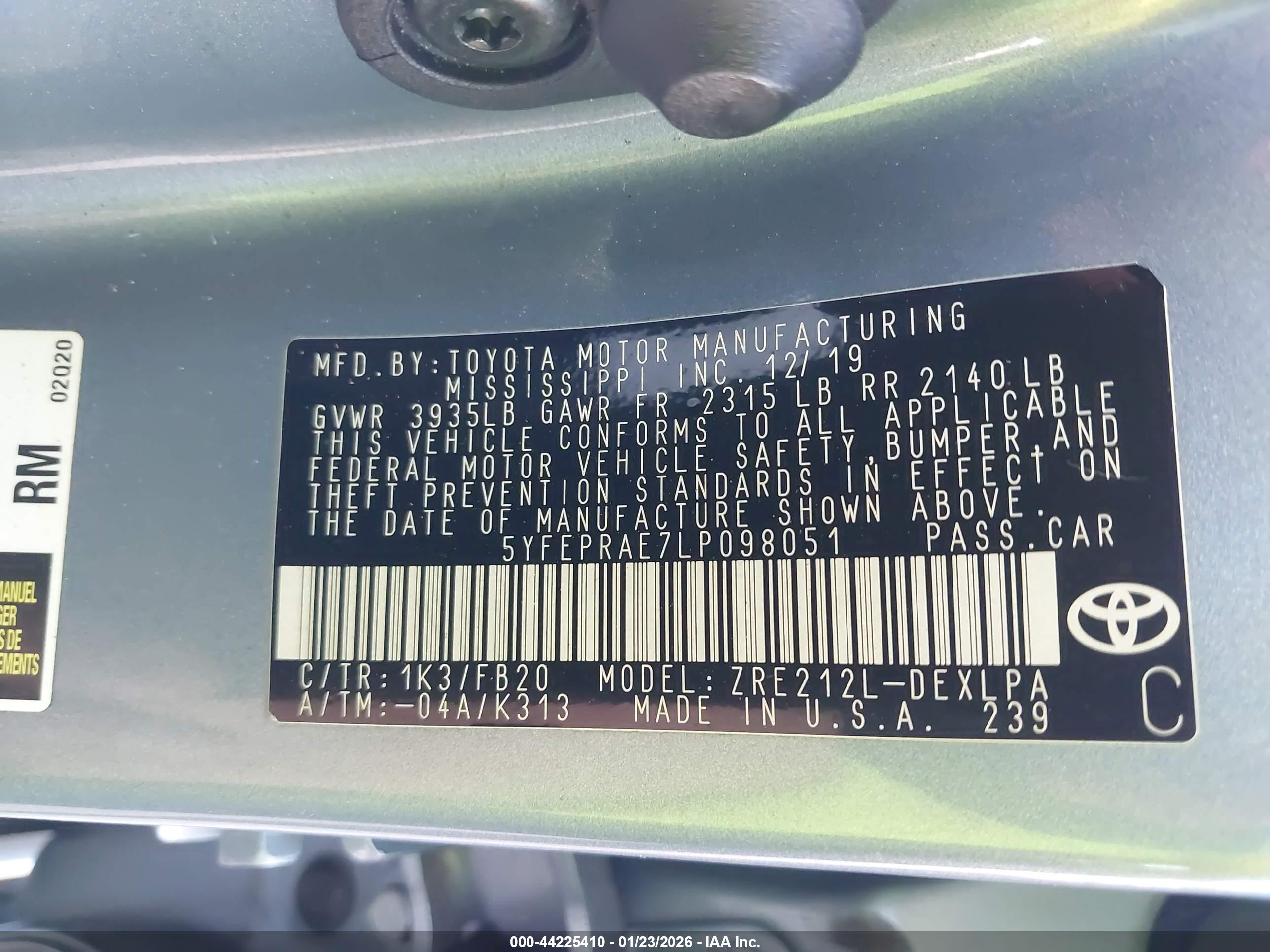 TOYOTA COROLLA image 9
