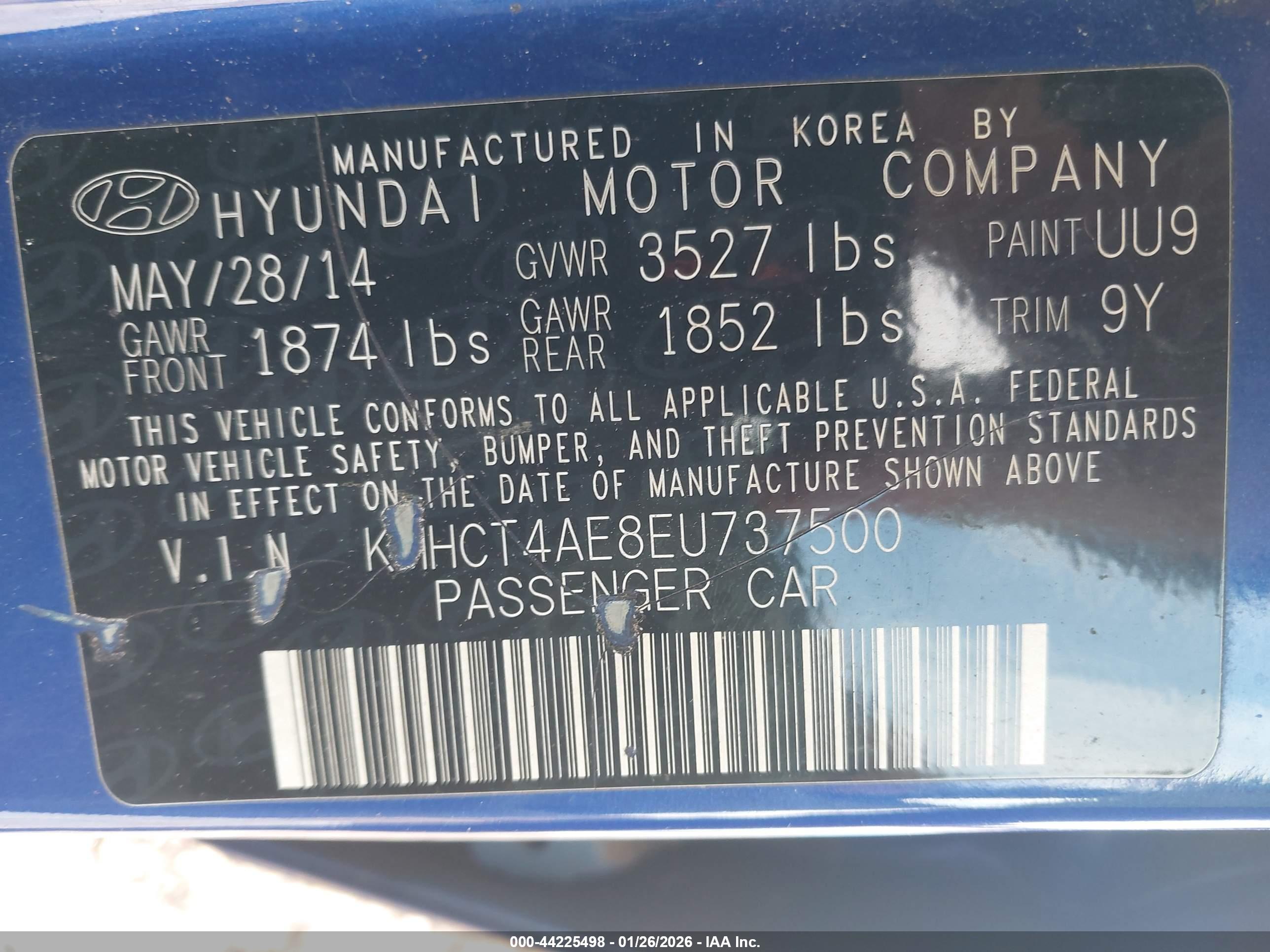 HYUNDAI ACCENT image 9